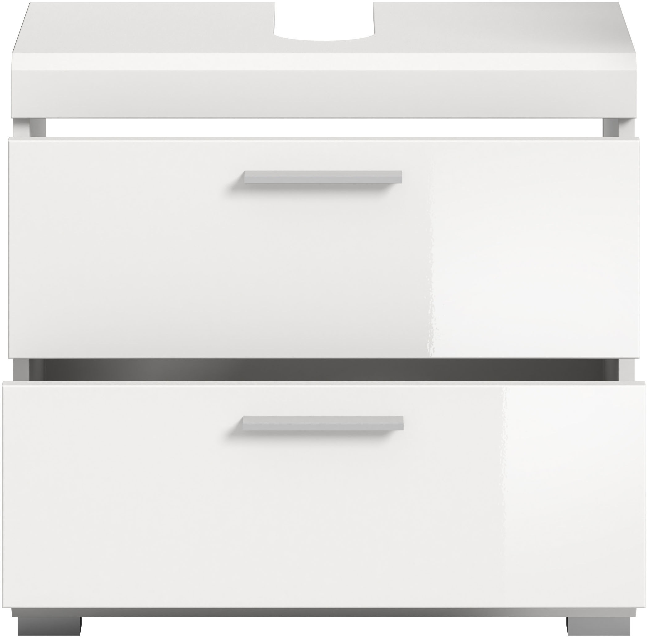 INOSIGN Waschbeckenunterschrank »Siena, Breite 60cm, 2 Tür, 2 Fächer, mit Siphonausschnitt, MDF-Front«, (1 St.), in verschiedenen Farben erhältlich, Badmöbel, Badschrank, Kommode, Bad