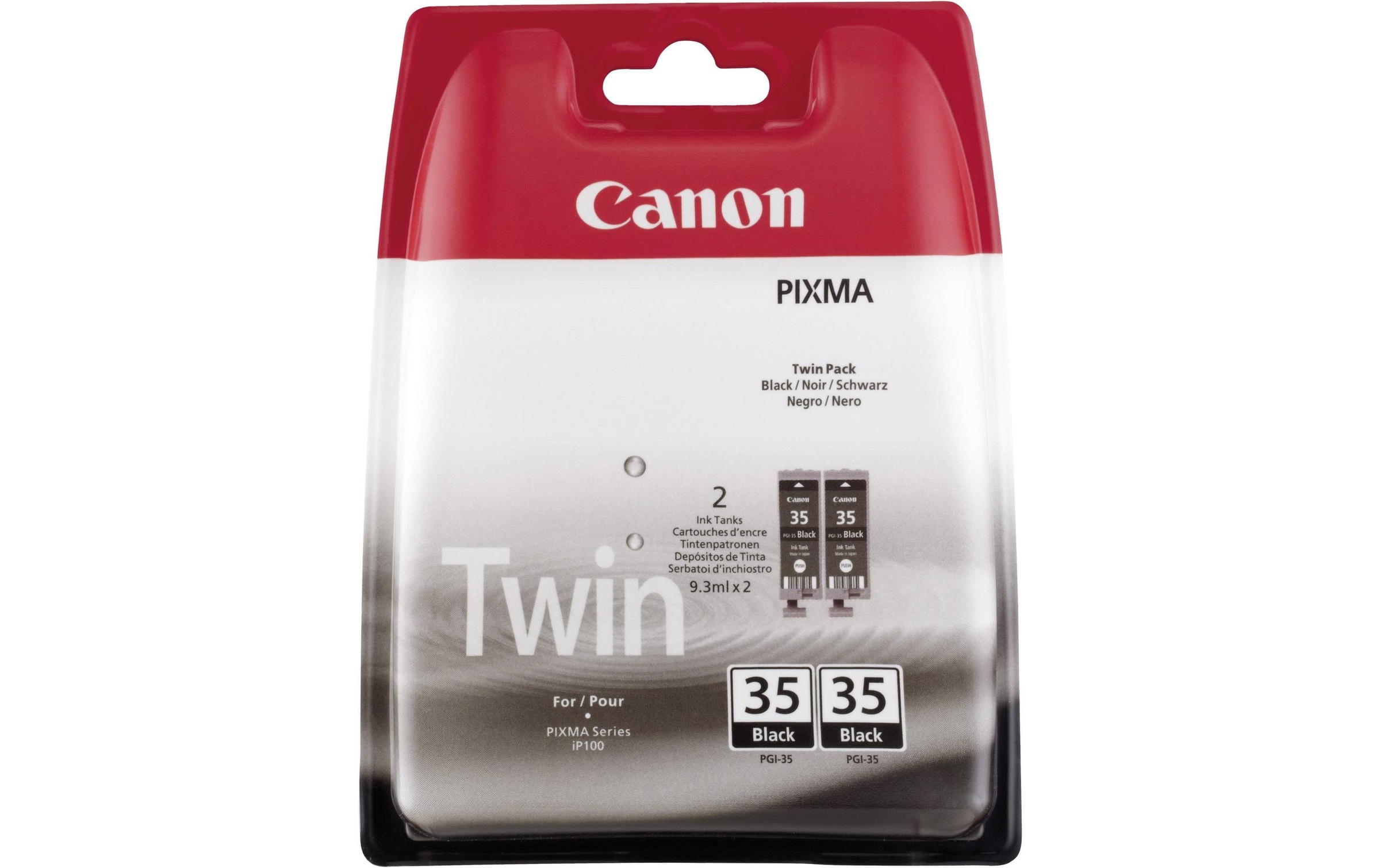 Canon Tintenpatrone »PGI-35 (2 Stück) Black«