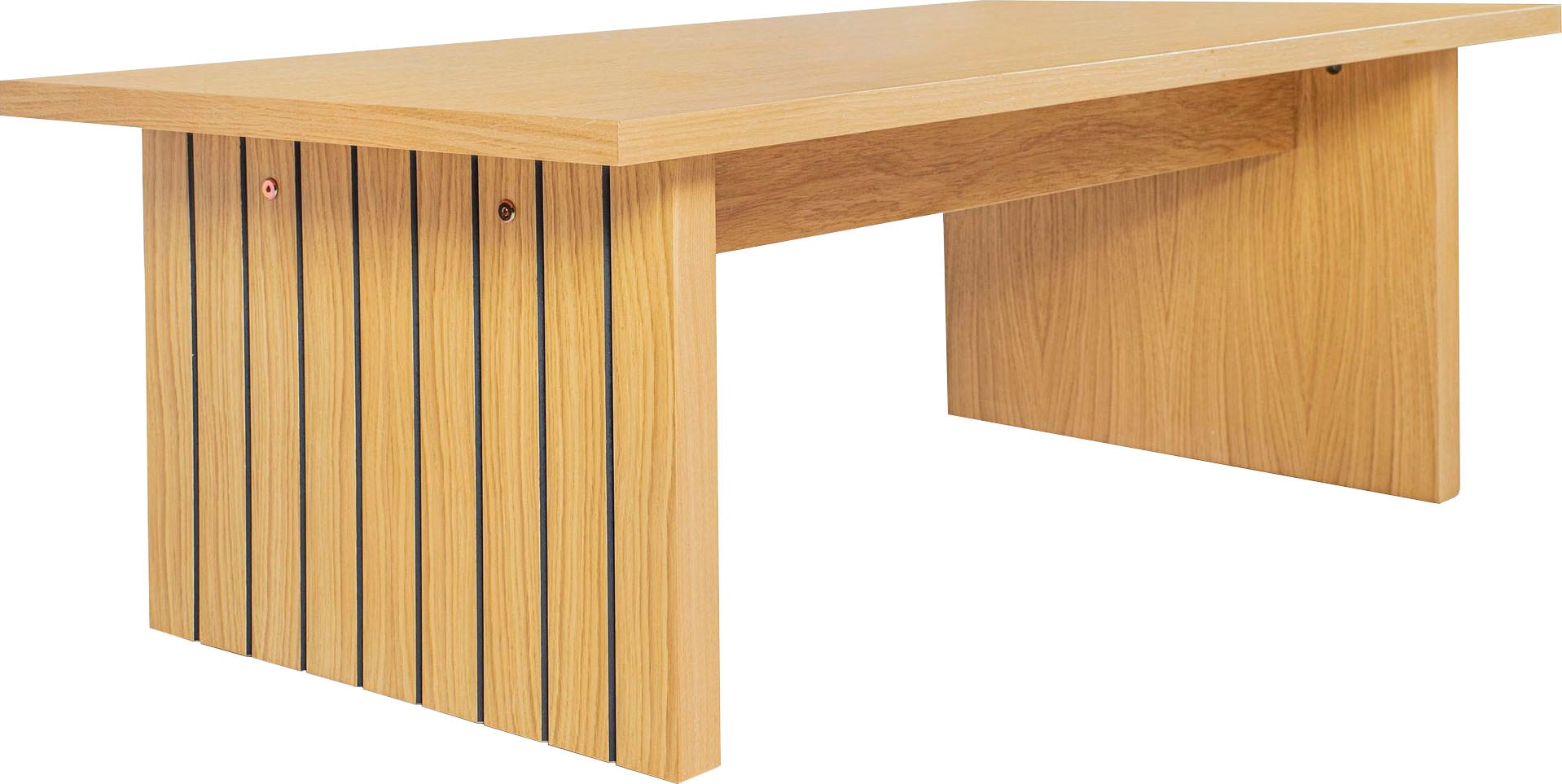 Woodman Couchtisch »Stripe«, Holzfurnier aus Eiche, FSC®-zertifiziert