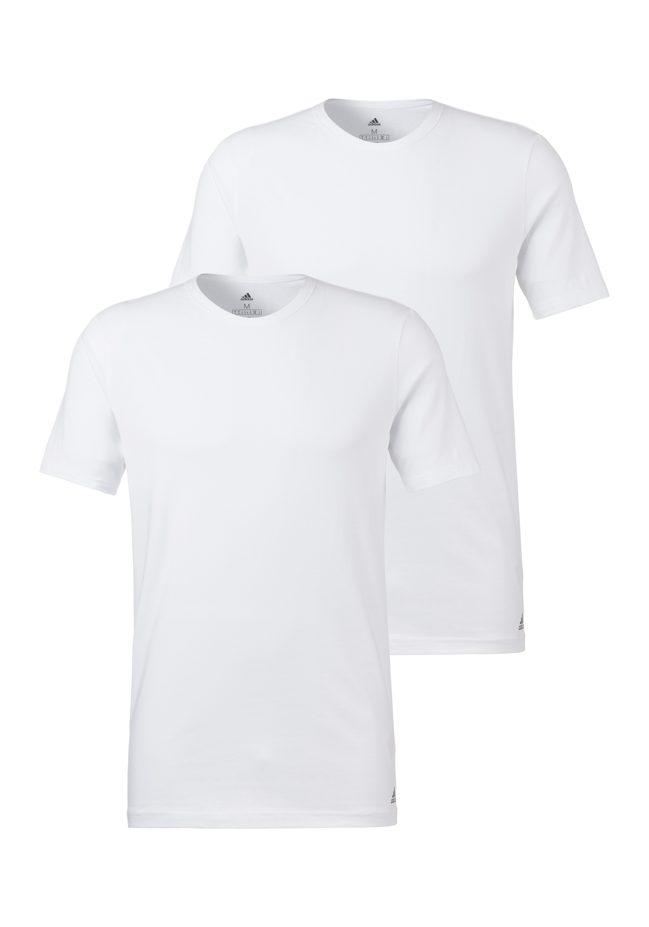 adidas Sportswear T-Shirt »Active Flex Cotton« 2er-Pack, mit Rundhalsausschnitt, Regular Fit, elastisch, weich, Kurzarm