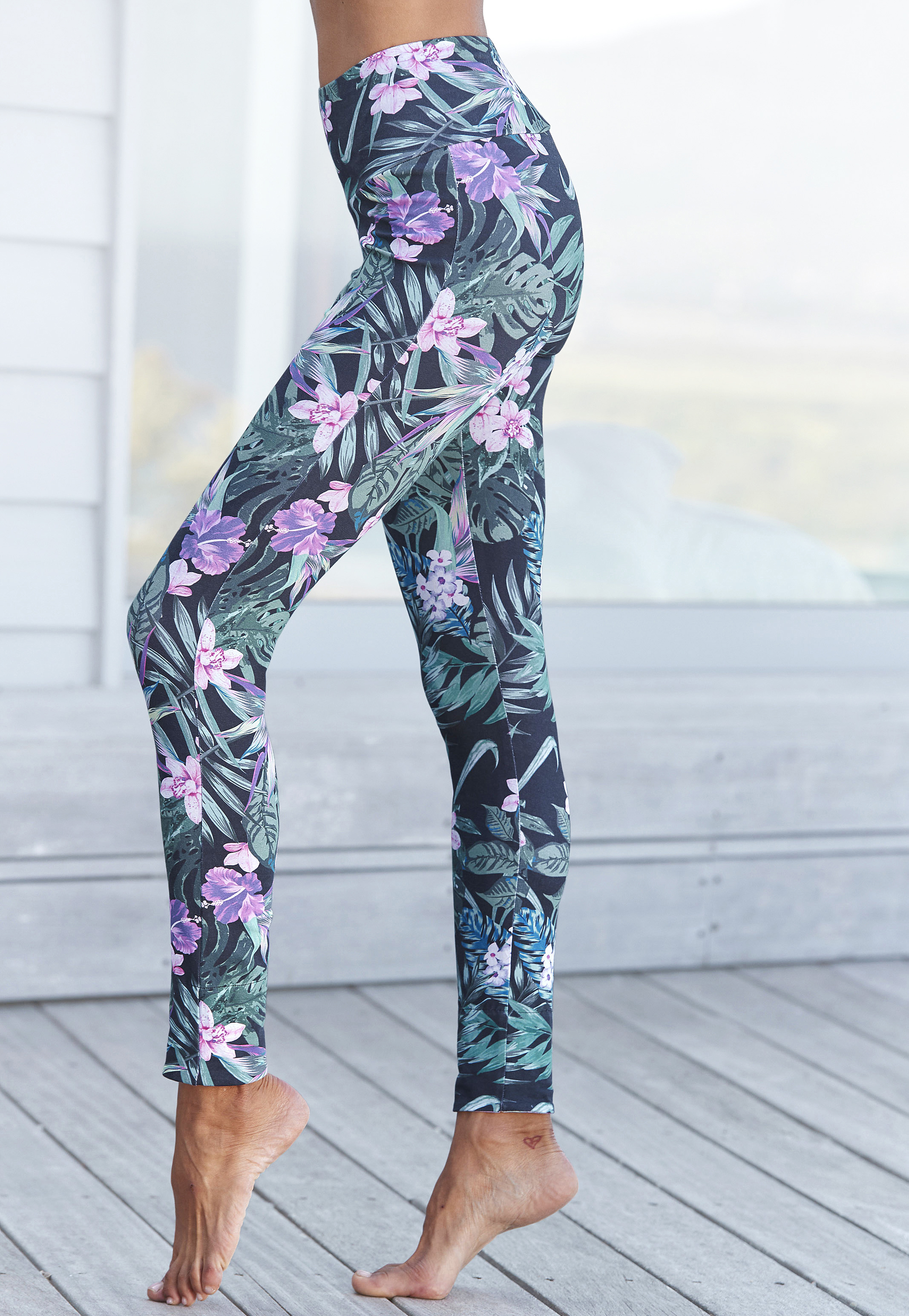 Leggings, im Allover-Design