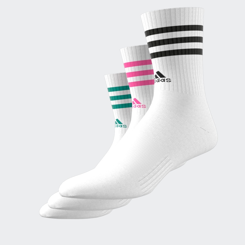 adidas Performance Funktionssocken »3STREIFEN CUSHIONED CREW SOCKEN, 3 PAAR«, (3 Paar)