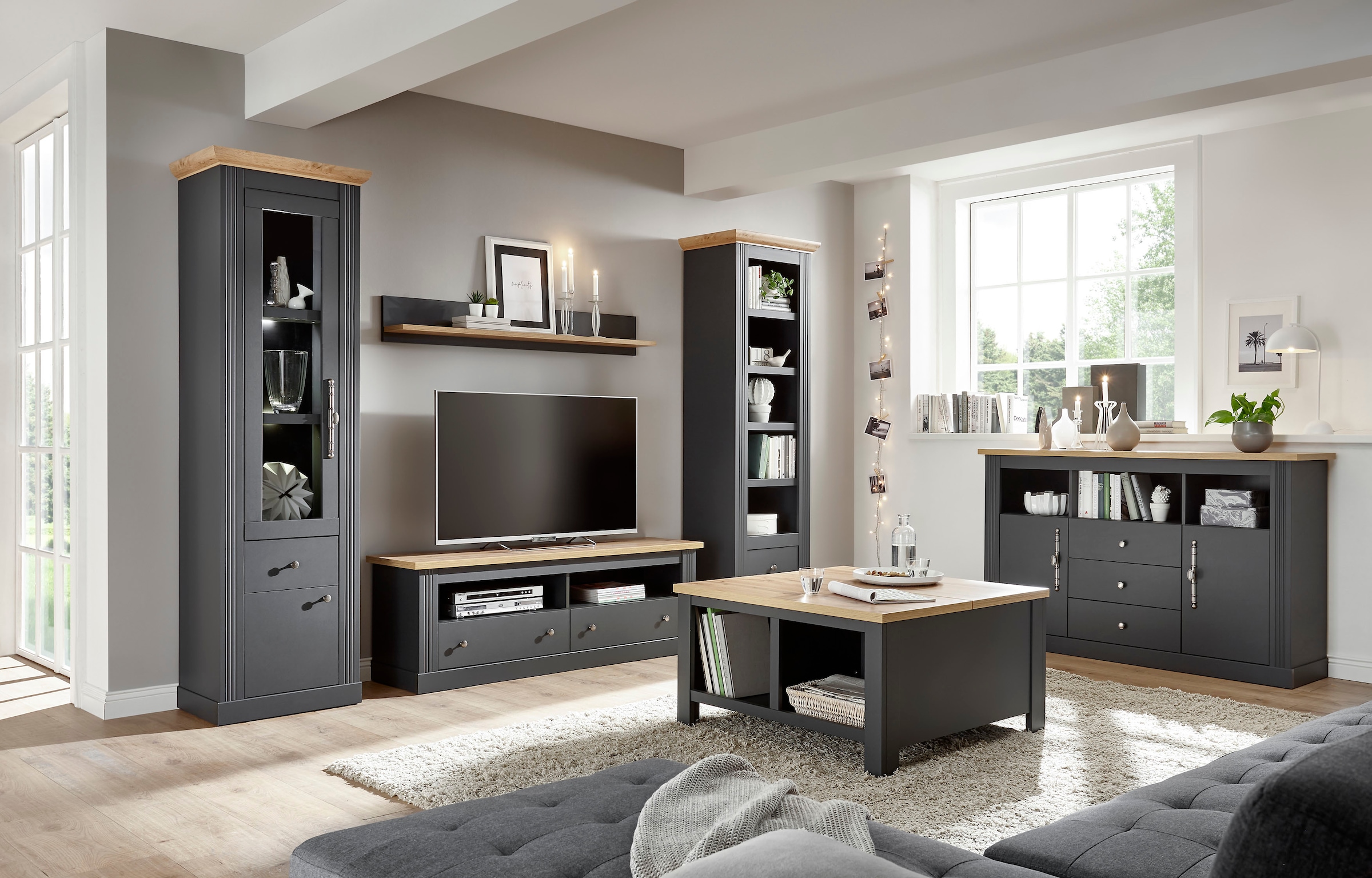 4 Home »Westminster«, (Set, St.), im affaire kaufen Landhausstil online Wohnwand romantischen