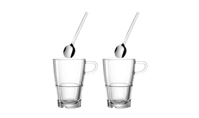 Latte-Macchiato-Glas »Latte Macchiato Tasse Sens«