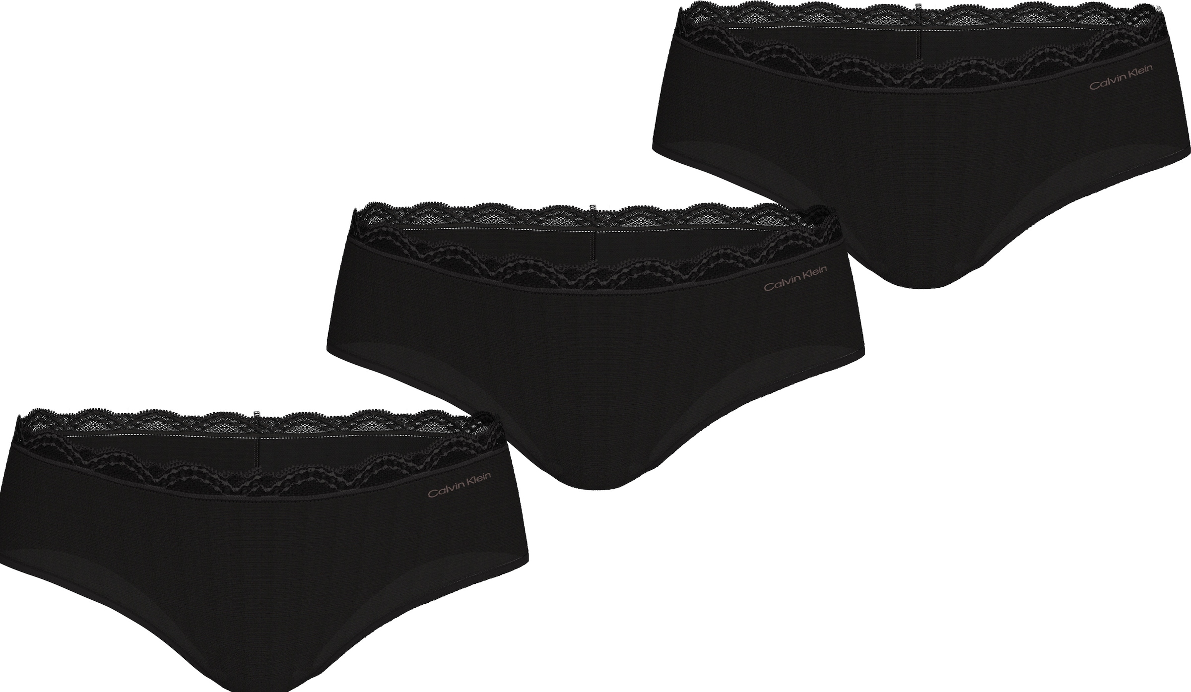 Calvin Klein Underwear Hipster »HIPSTER 3PK« Packung, 3er-Pack, 3 Stk. mit Logodruck