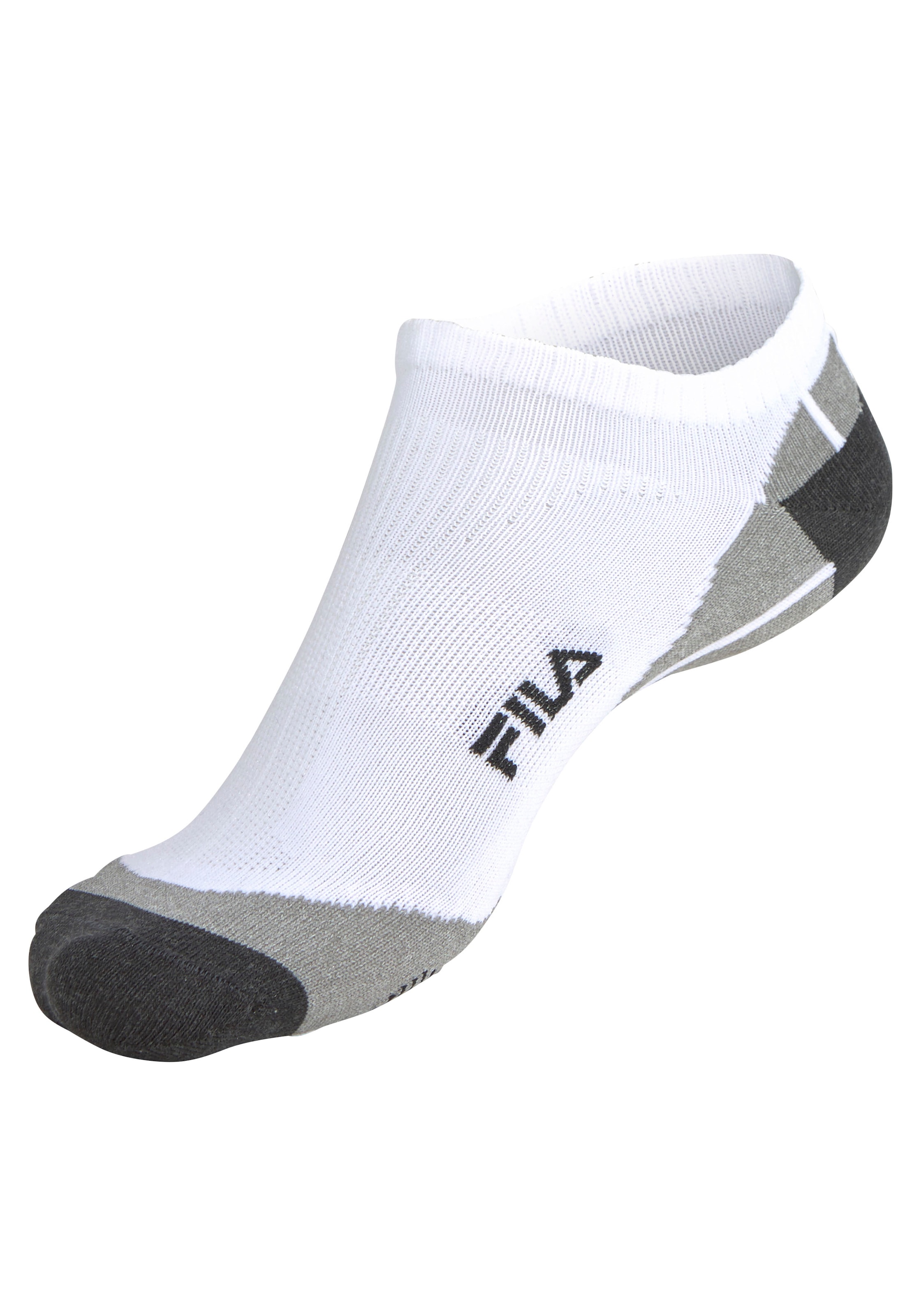 Fila Sneakersocken »UNISEX UNISEX INVISIBLE MULTISPORT SOCKS«, (3 Paar), mit eingestricktem Schriftzug
