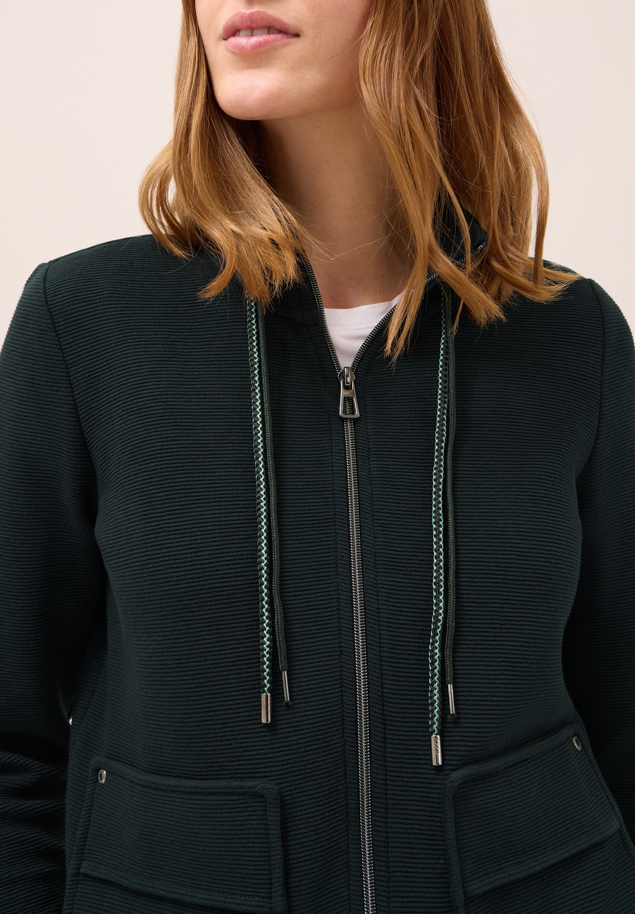 Cecil Sweatjacke, mit Taschen