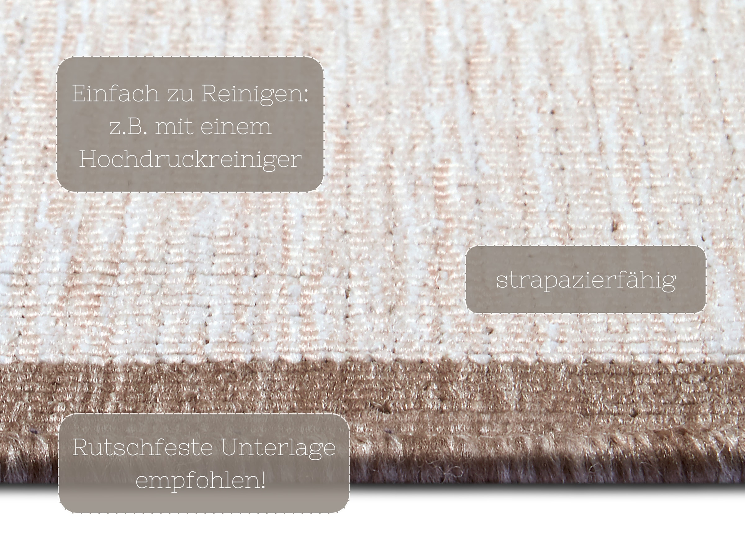 HANSE Home Teppich »Panama Wendeteppich«, rechteckig, 5 mm Höhe, In-& Outdoor, Wetterfest, Balkon, Läufer, Wohnzimmer, Wasserfest