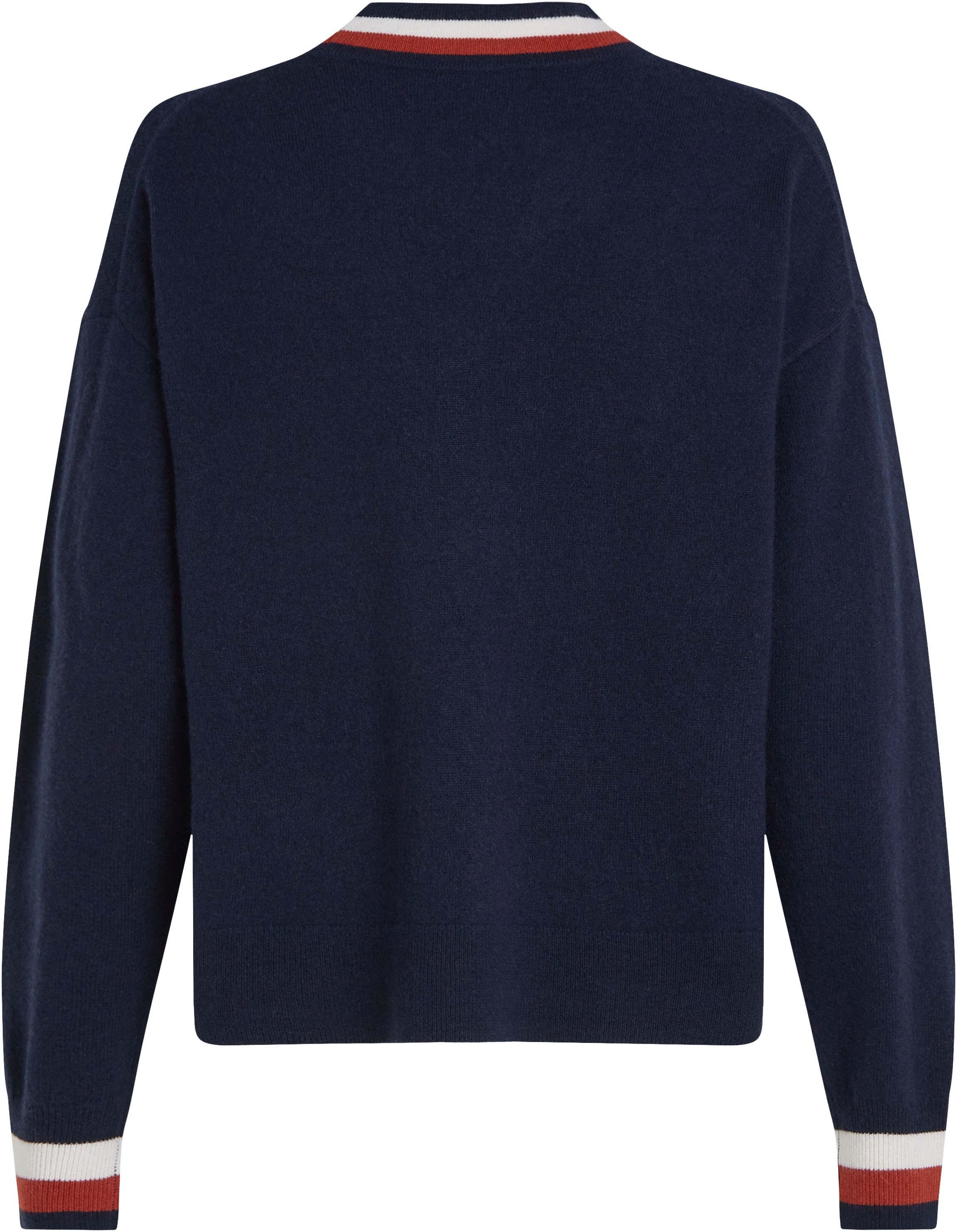 Tommy Hilfiger Strickjacke »GLOBAL STP WOOL CASH CARDIGAN«, mit Tommy Hilfiger Global Stripe