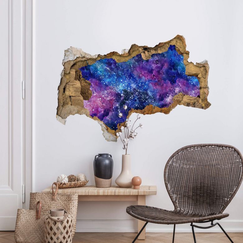 Jelmoli-Versand (1 | online »Nebula St.) 3D bestellen Sterne«, Wall-Art Weltall Sticker Wandtattoo
