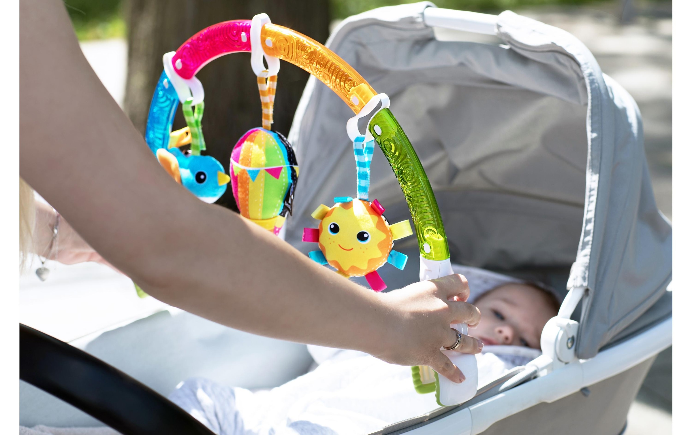 Kinderwagenanhänger »benbat Spielbogen Regenbogen Bunt«