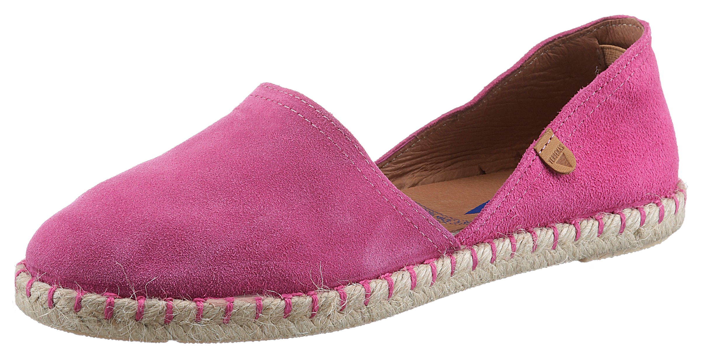 VERBENAS Espadrille »CARMEN SERRAJE«, Schlupfschuh, Sommerschuh, Loafer mit typischem Jute-Rahmen