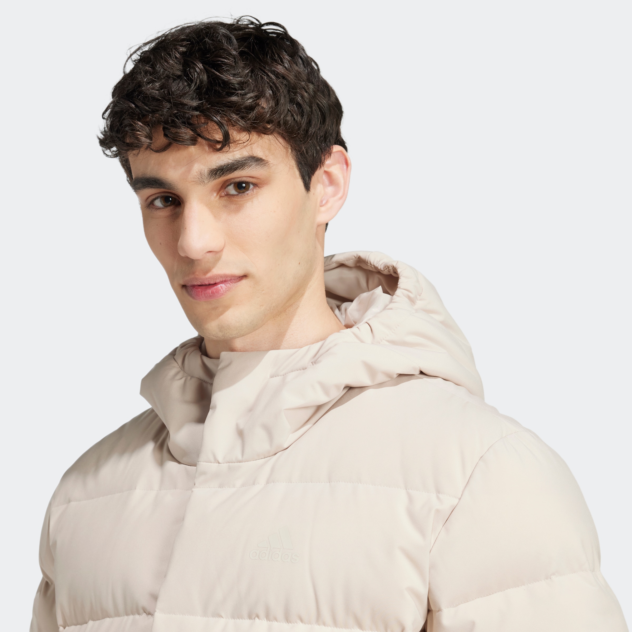 adidas Sportswear Outdoorjacke »HELIONIC HOODED DAUNENJACKE«, mit Kapuze