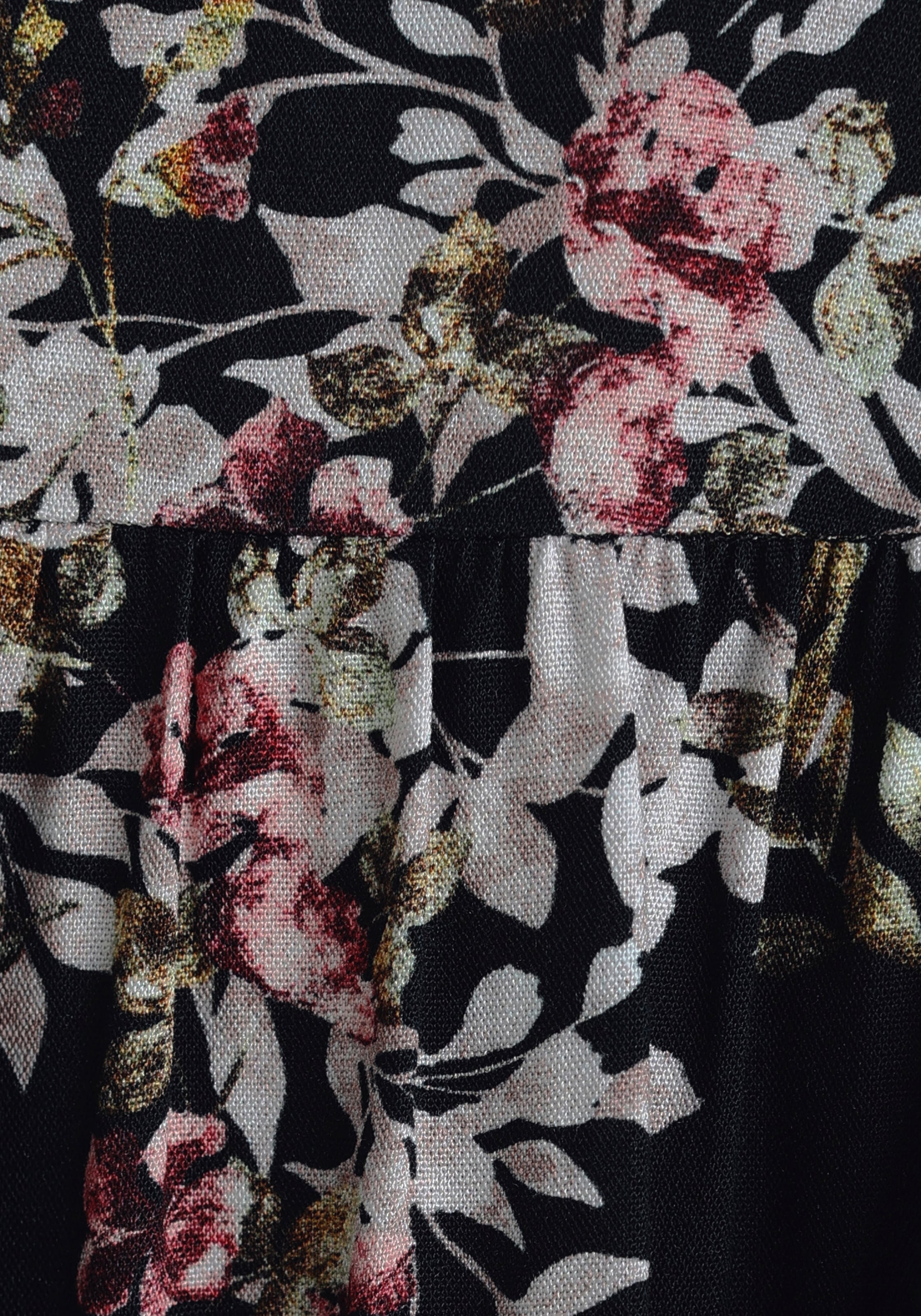 Laura Scott Blusenkleid, mit bei online kaufen Schweiz Jelmoli-Versand V-Ausschnitt