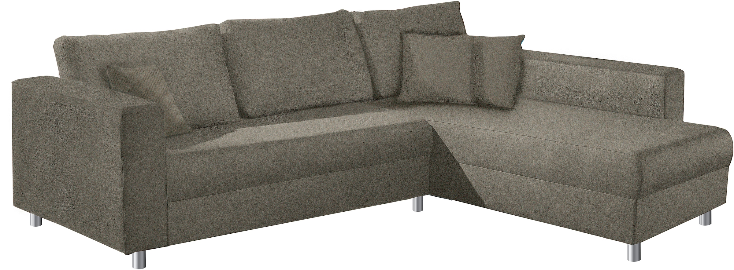 INOSIGN Ecksofa »153«, Inkl. Schlaffunktion und grossen Strauraum