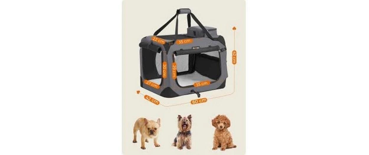 FEANDREA Tiertransportbox »für Hunde & Katzen S«, bis 11 kg