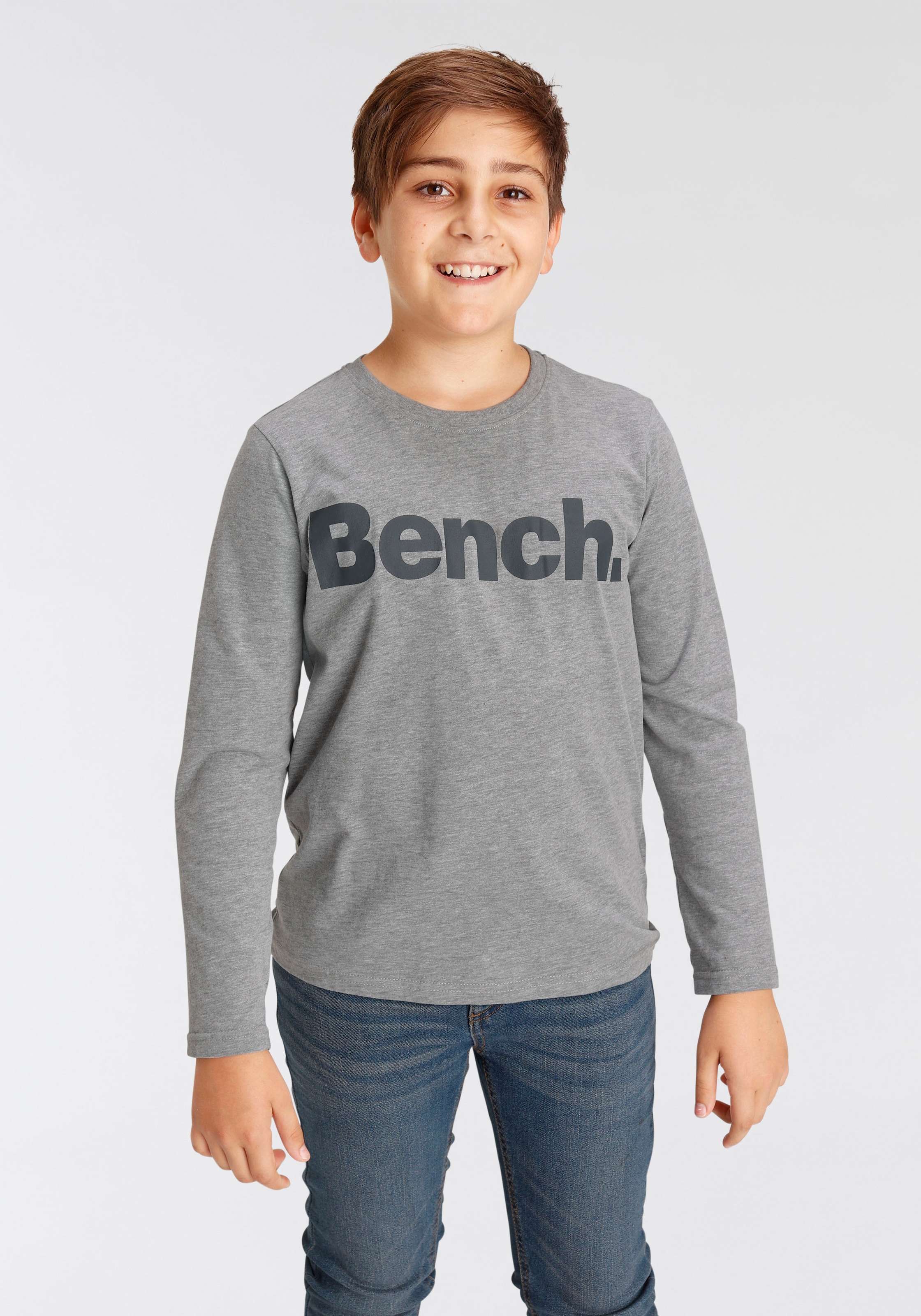 ✵ Bench. »Basic«, Logo-Druck online | Jelmoli-Versand Langarmshirt mit entdecken