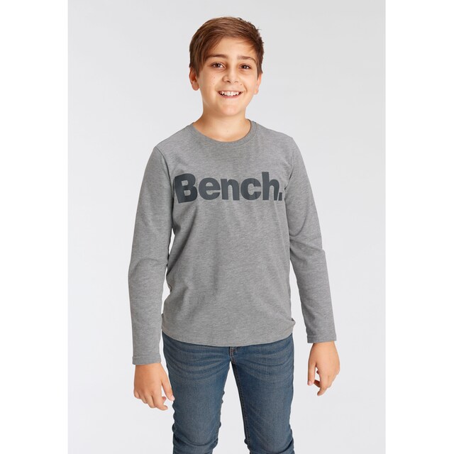 ✵ Bench. Langarmshirt »Basic«, mit Logo-Druck online entdecken |  Jelmoli-Versand