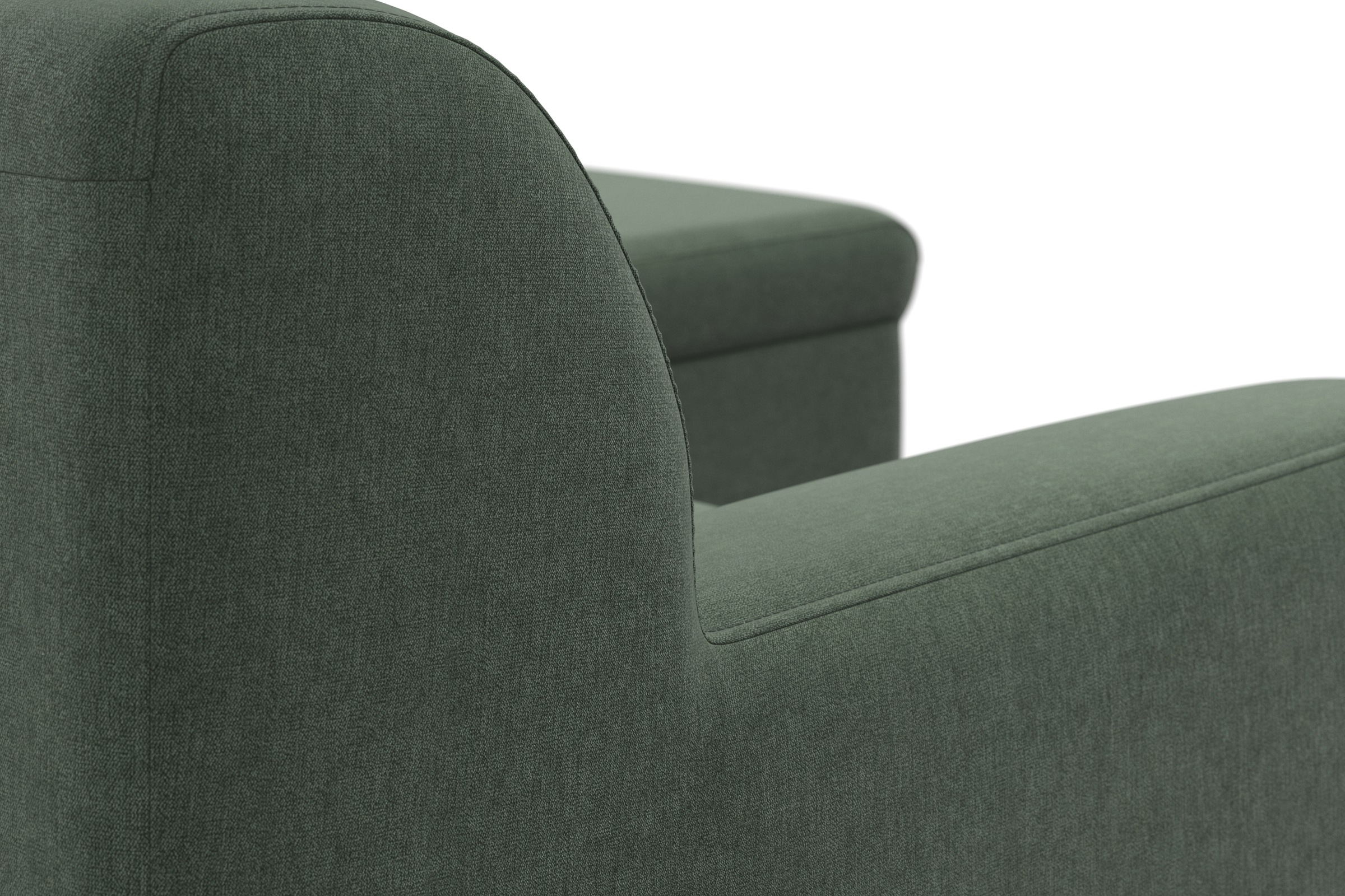 DOMO collection Ecksofa »Topper zeitlos elegant, kompakte Stellmasse, OTTOs Choice, L-Form«, mit Ottomane, wahlweise mit Schlaffunktion
