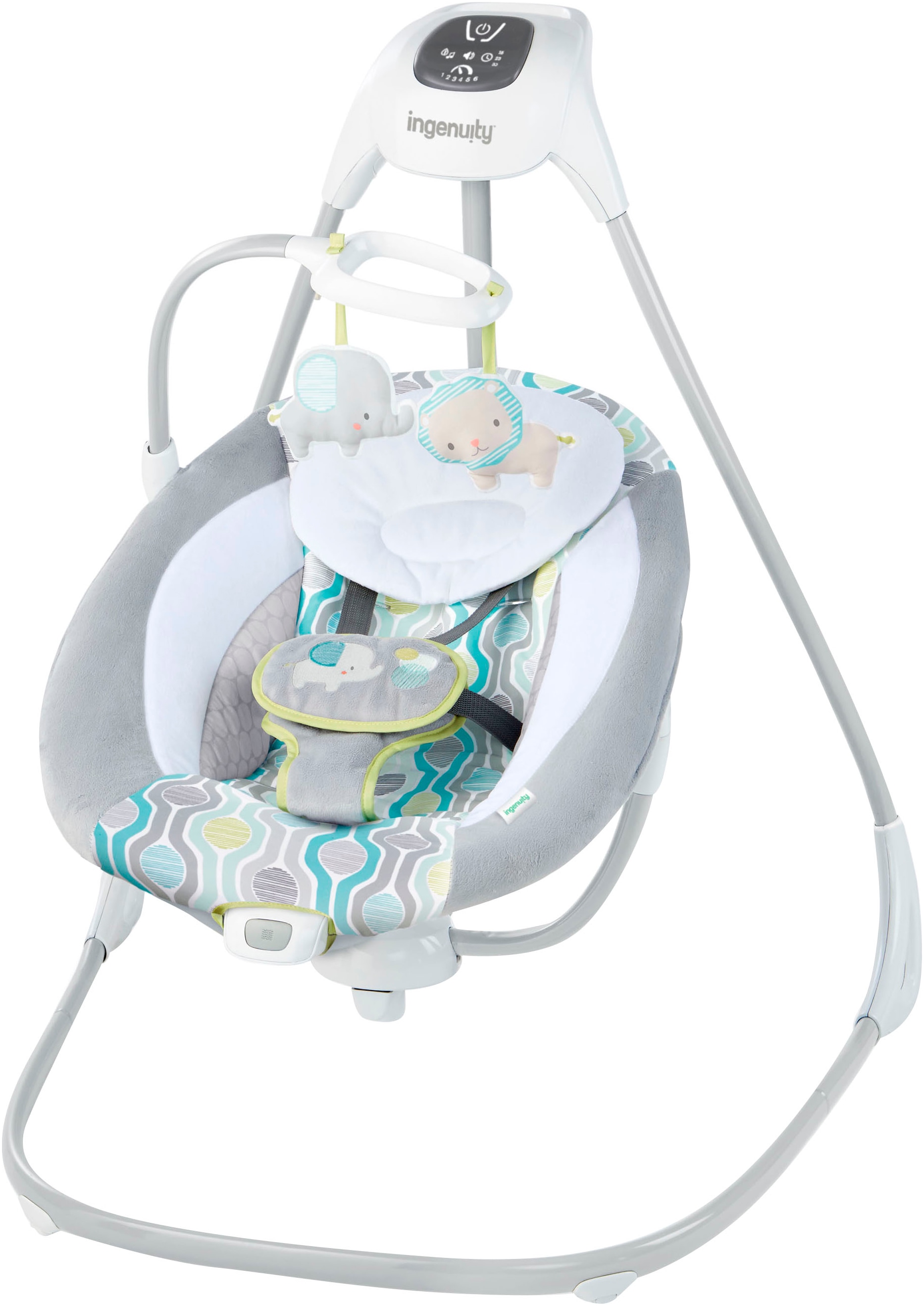 ingenuity Babywippe »SimpleComfort Compact Soothing Swing - Everston« mit Sound-Effekt
