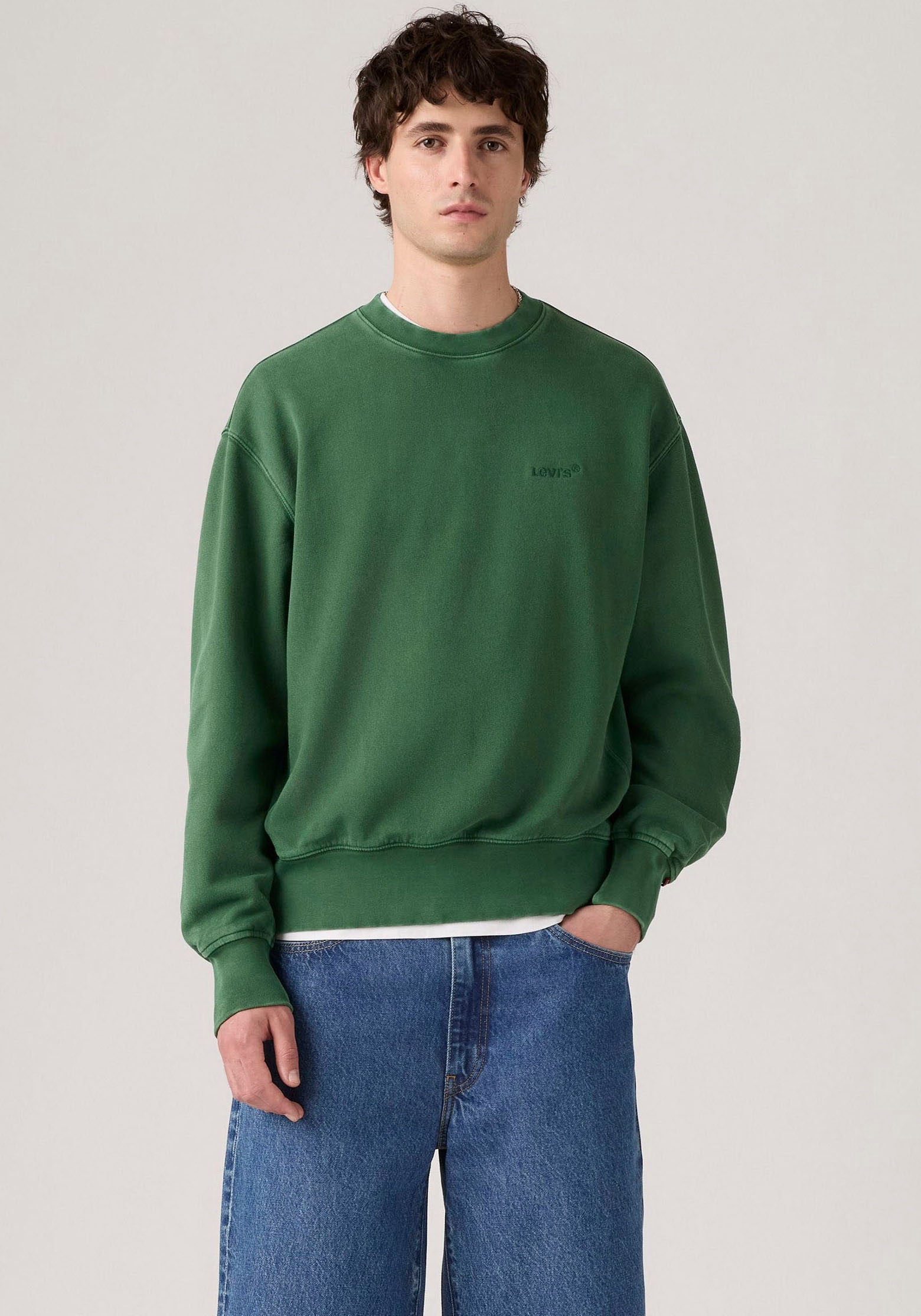 Levi's® Sweatshirt »AUTHENTIC CREW«, mit Logostickerei