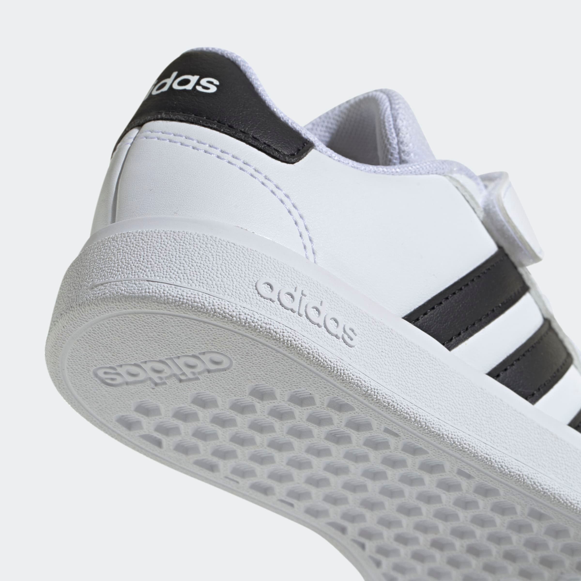 adidas Sportswear Sneaker »GRAND COURT 2.0 KIDS«, Design auf den Spuren des adidas Superstar