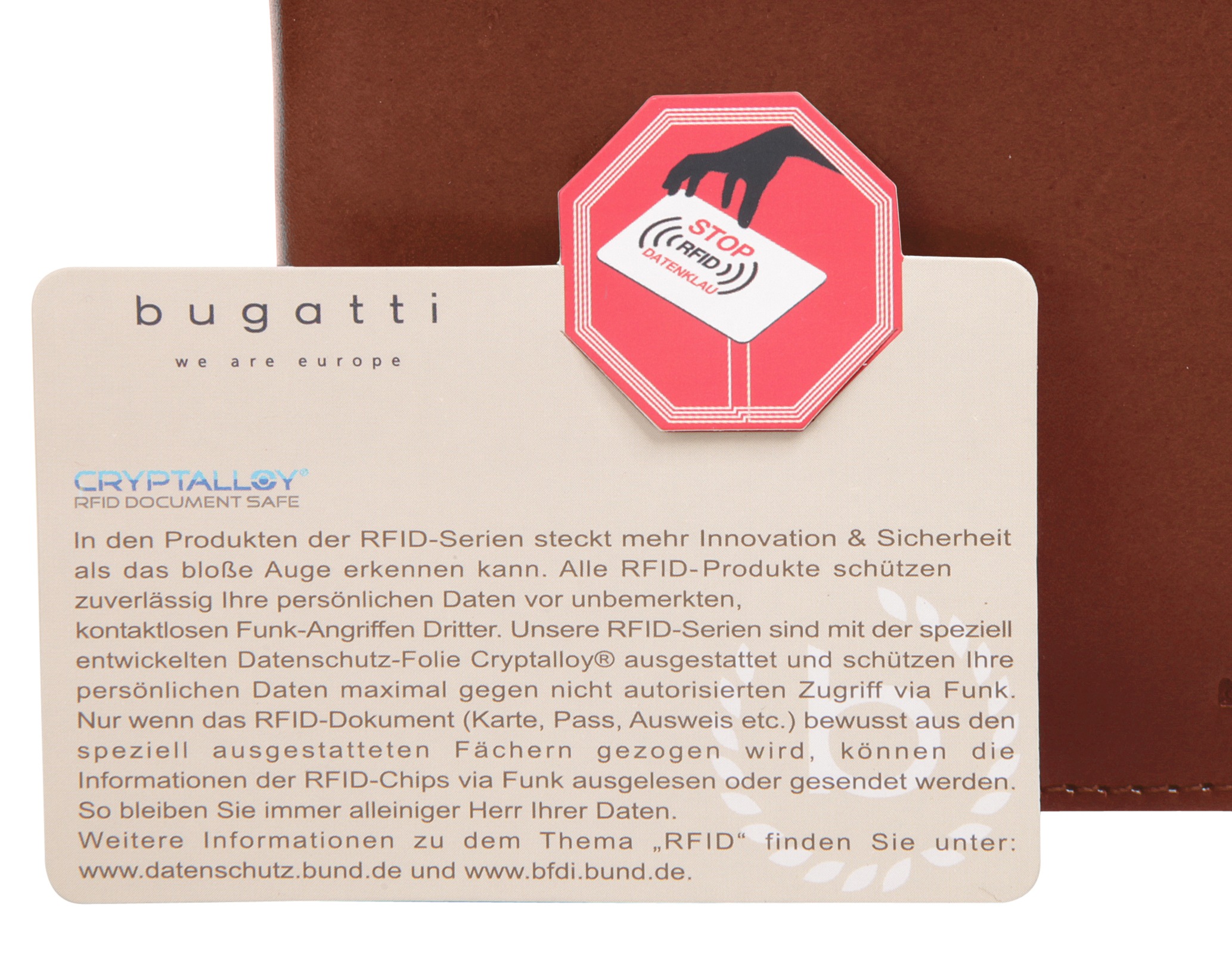 bugatti Geldbörse »DOMUS RFID«, echt Leder