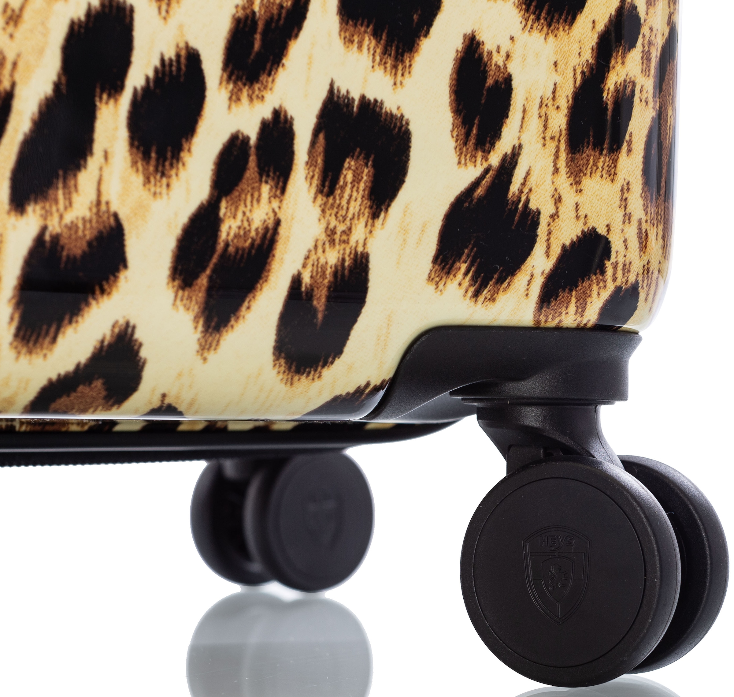 Heys Hartschalen-Trolley »Leopard, 66 cm«, 4 Rollen, Heys x Joachim Llambi Hartschalen-Koffer Volumenerweiterung