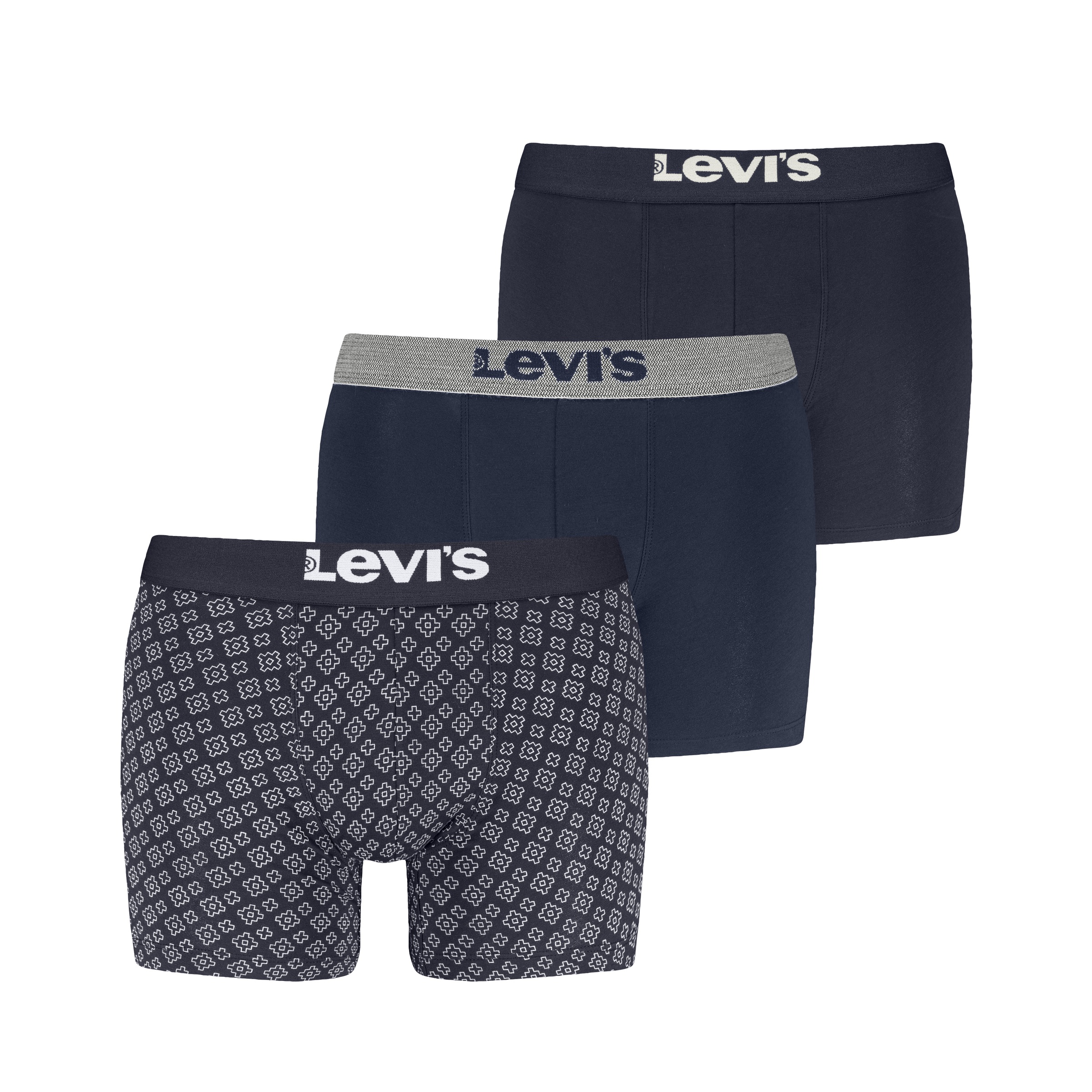 Levi's® Boxershorts »LEVIS MEN GIFTBOX DENIM BOXER BRIEF 3P« 3er Pack
