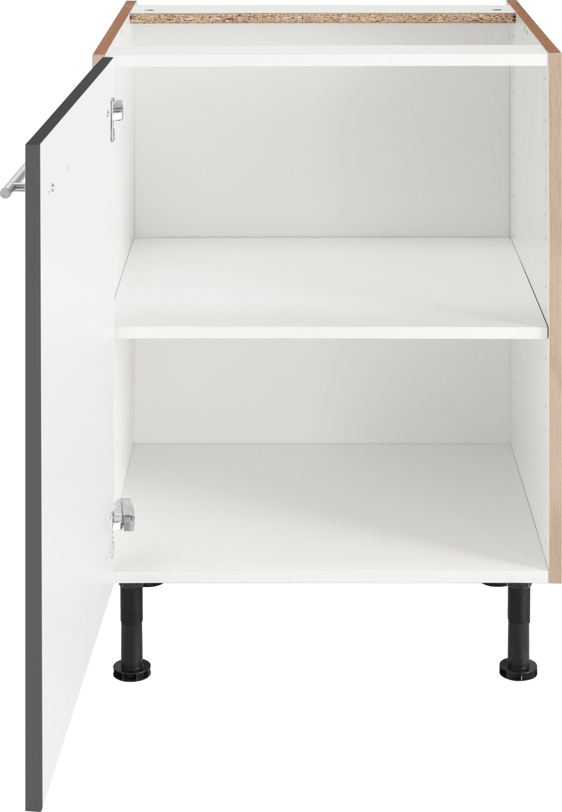 ❤ OPTIFIT Unterschrank »Bern«, 60 cm breit, mit 1 Tür mit  höhenverstellbaren Füssen, mit Metallgriff kaufen im Jelmoli-Online Shop