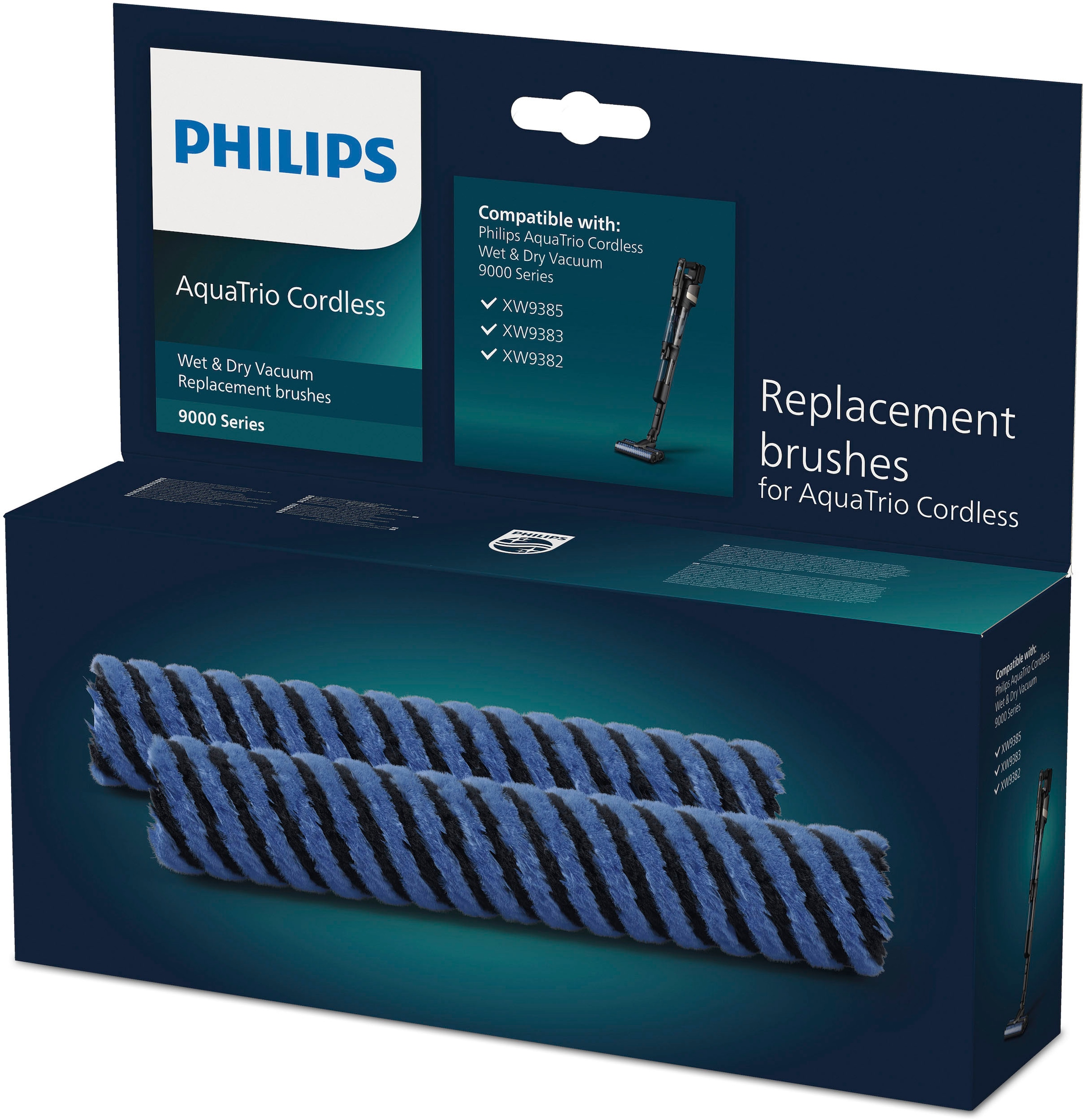 Philips Bürste »Ersatzbürste, XV1793/01« 2 Reinigungsbürsten aus weicher Mikrofaser, für Hartböden
