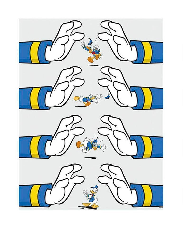 ✵ Komar Duck (1 St.), Jelmoli-Versand »Donald günstig Hands«, Disney, | Poster ordern Schlafzimmer, Wohnzimmer Kinderzimmer