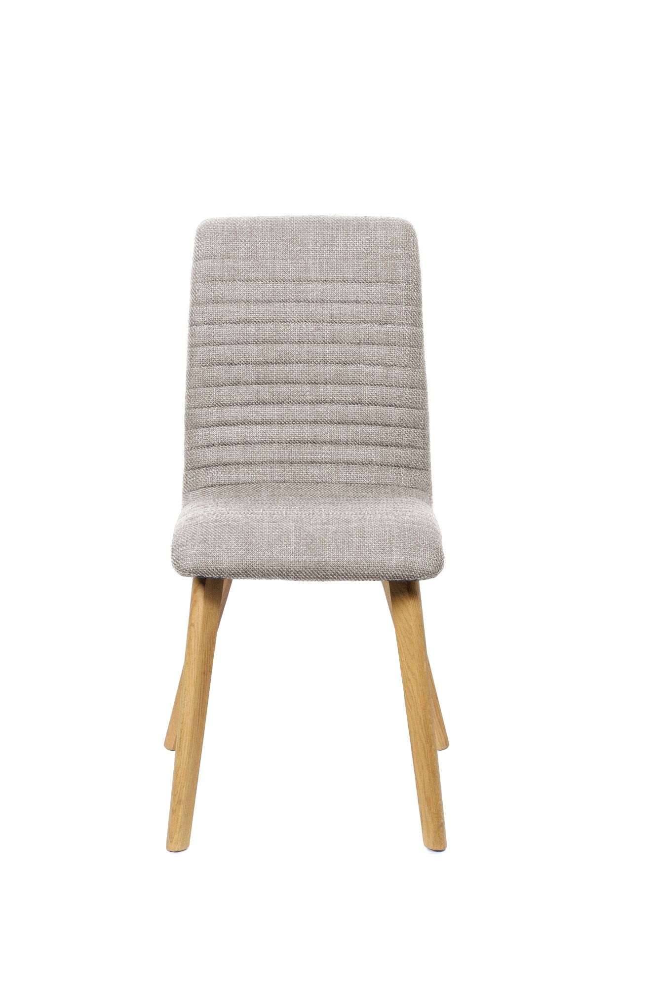 Home affaire 4-Fussstuhl »Arosa Esszimmerstuhl, Polsterstuhl, Küchenstuhl, Speisestuhl, Essstuhl«, (Set), 2 St., Chenille, 2er-Set, Beine aus Massivholz Eiche oder Buche, mit gestepptem Stoff