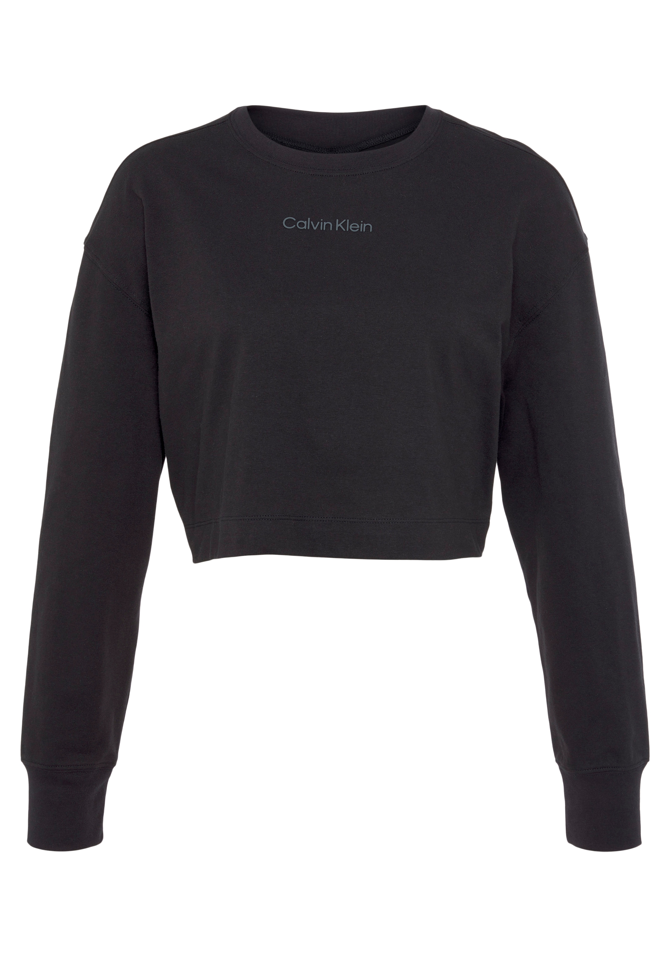 Calvin Klein Sport Langarmshirt »PW - LS Top (Cropped)«, mit  Rundhalsausschnitt online shoppen bei Jelmoli-Versand Schweiz | Blusen