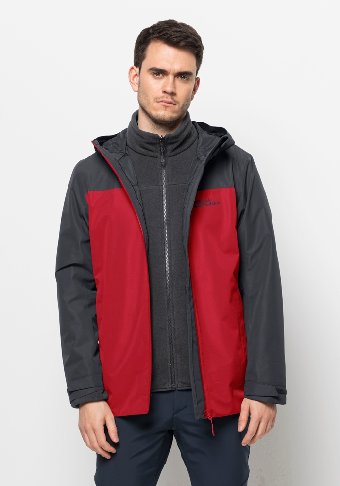 Jack Wolfskin 3-in-1-Funktionsjacke »TAUBENBERG 3IN1 JKT M«, (2 teilig), mit Kapuze kaufen