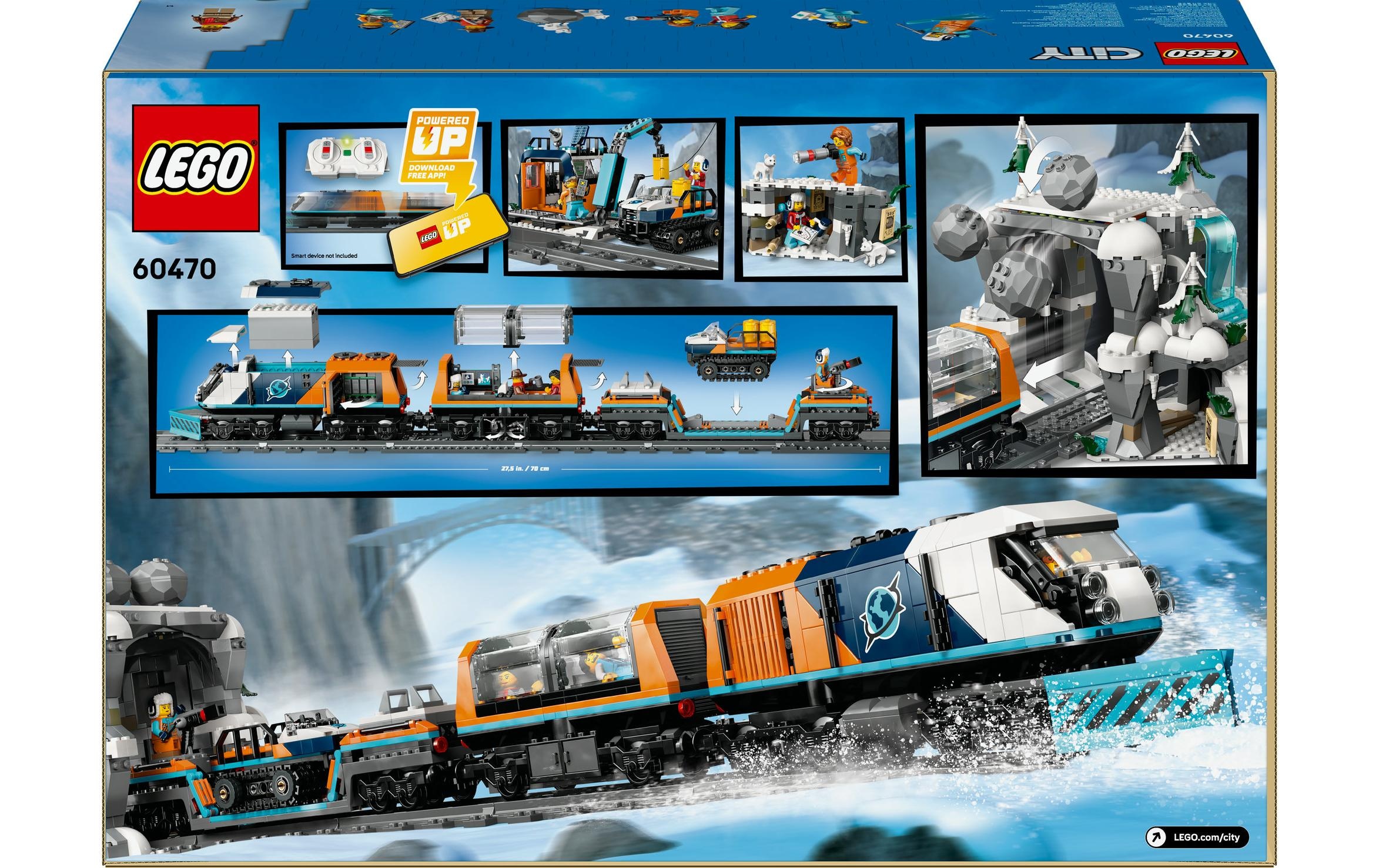 LEGO® Spielbausteine »City Arktis-Polarexpress 60470«, (1517 St.)