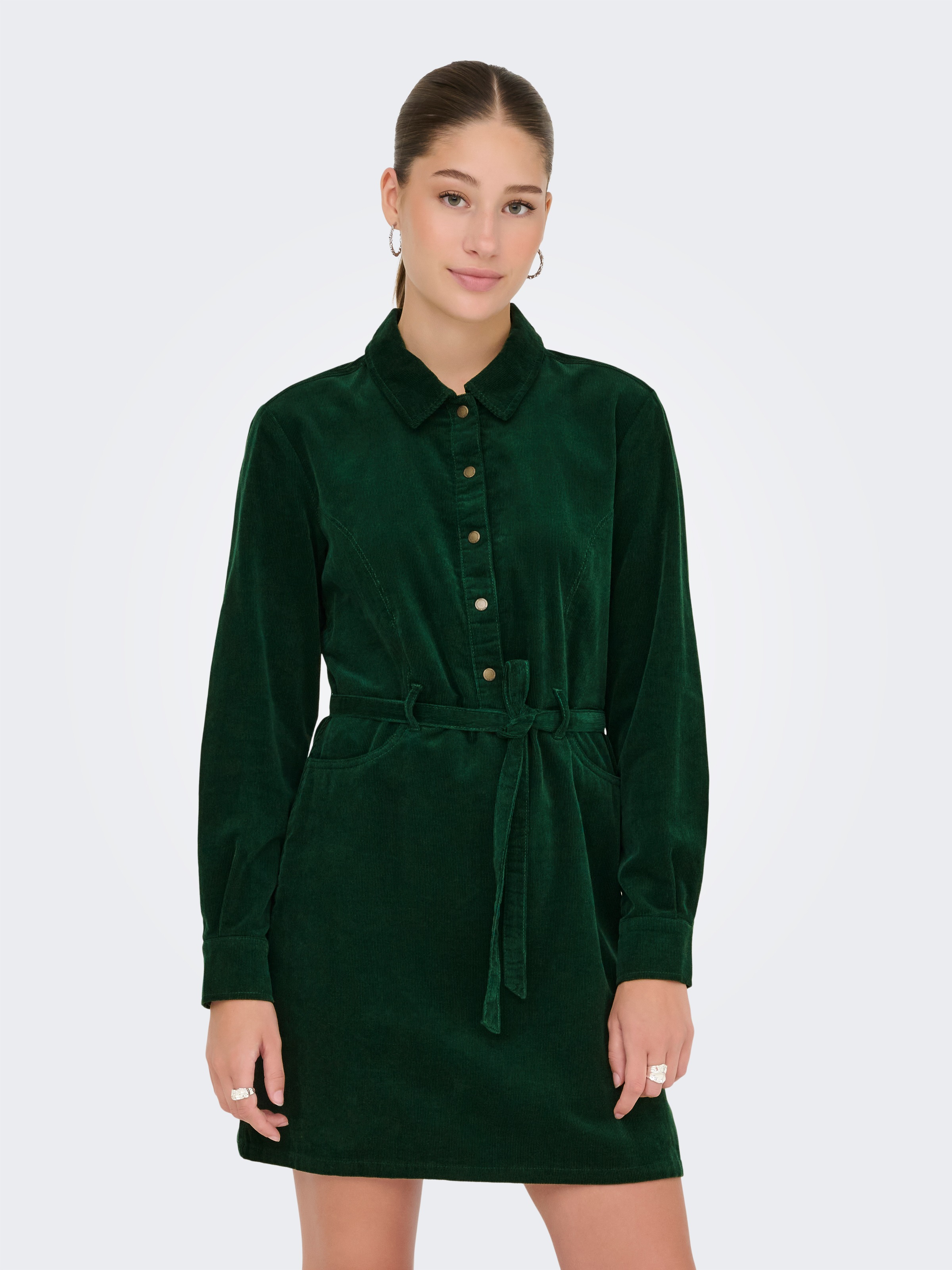 ONLY Cordkleid »ONLNESSA L/S CORD DRESS CC PNT« Eingrifftaschen