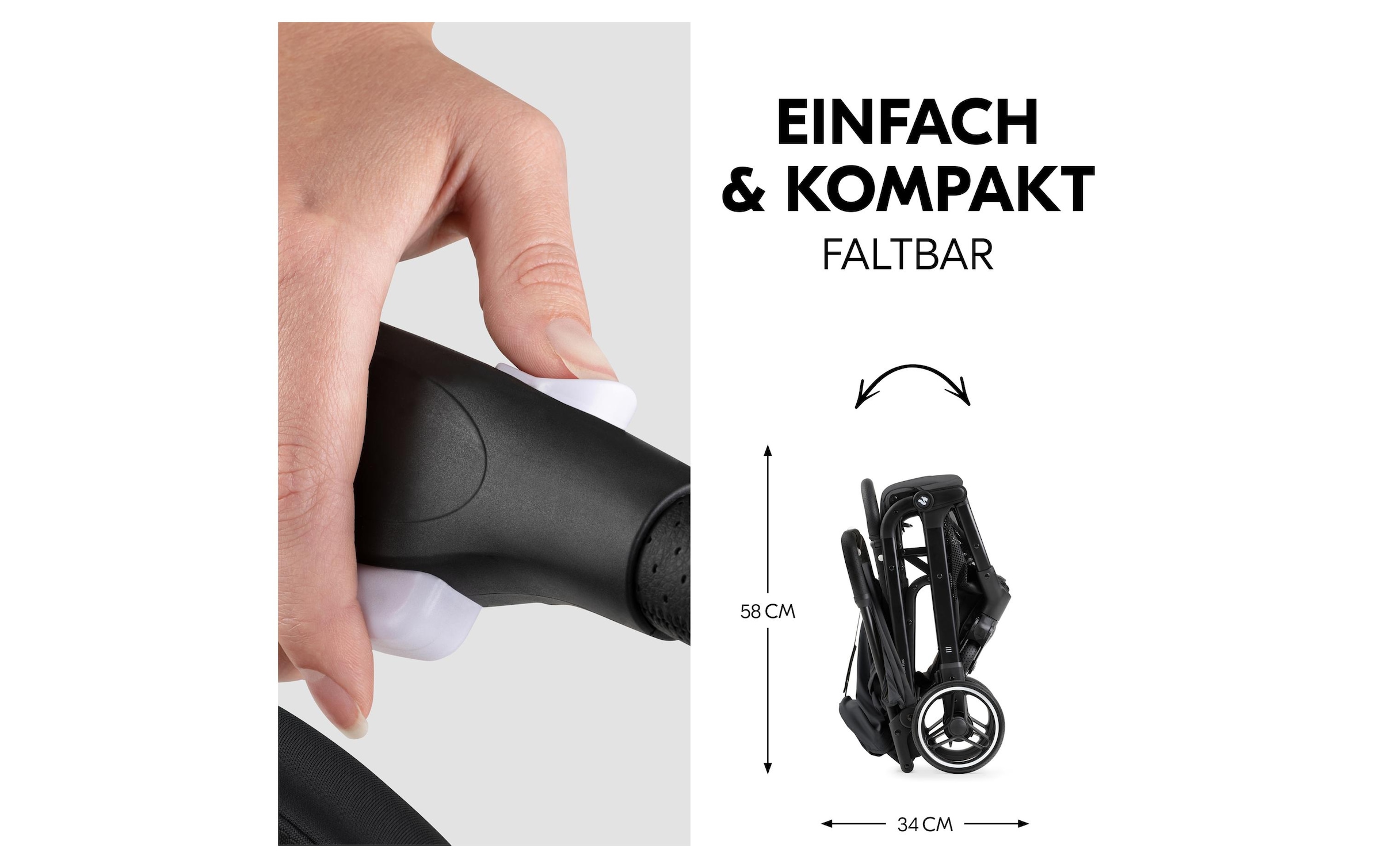 Hauck Kinder-Buggy »Travel N Care Plus Schwarz«