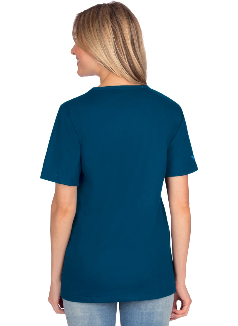 Super günstiger Neuartikel Trigema T-Shirt »TRIGEMA bei Bio-Baumwolle (kbA)« online Jelmoli-Versand Schweiz 100% V-Shirt aus kaufen