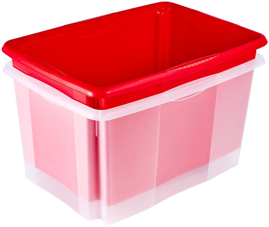keeeper Aufbewahrungsbox "emil" 45 L, mit Deckel, hochwertiger Kunststoff