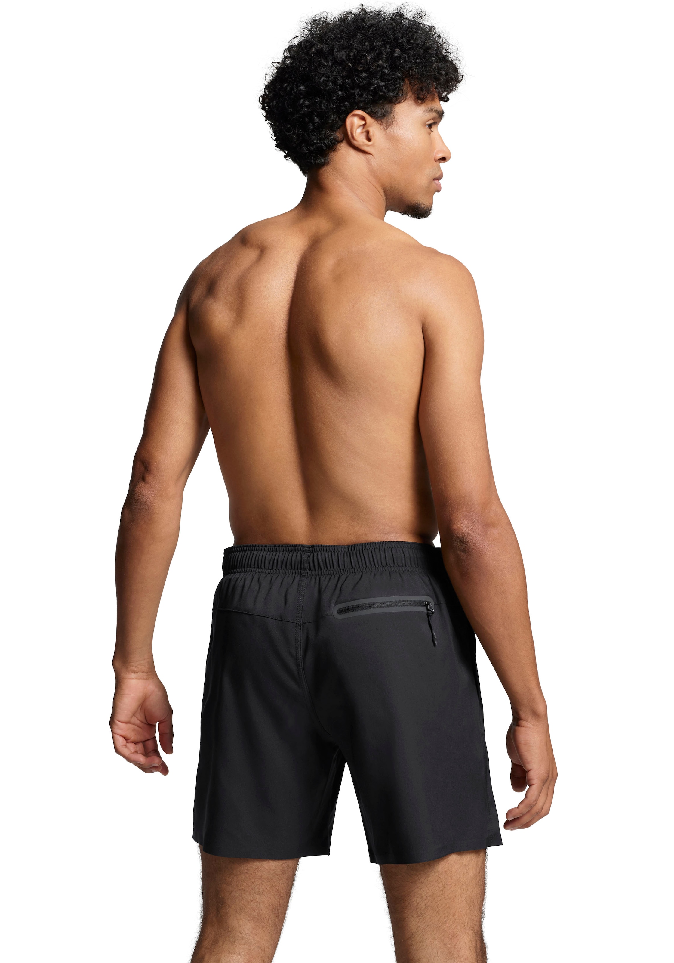 PUMA Badeshorts »PUMA SWIM MEN MEDIUM LENGTH SWIM SHORTS«, High-Tech Reissverschluss an der Gesässtasche, Seitentaschen