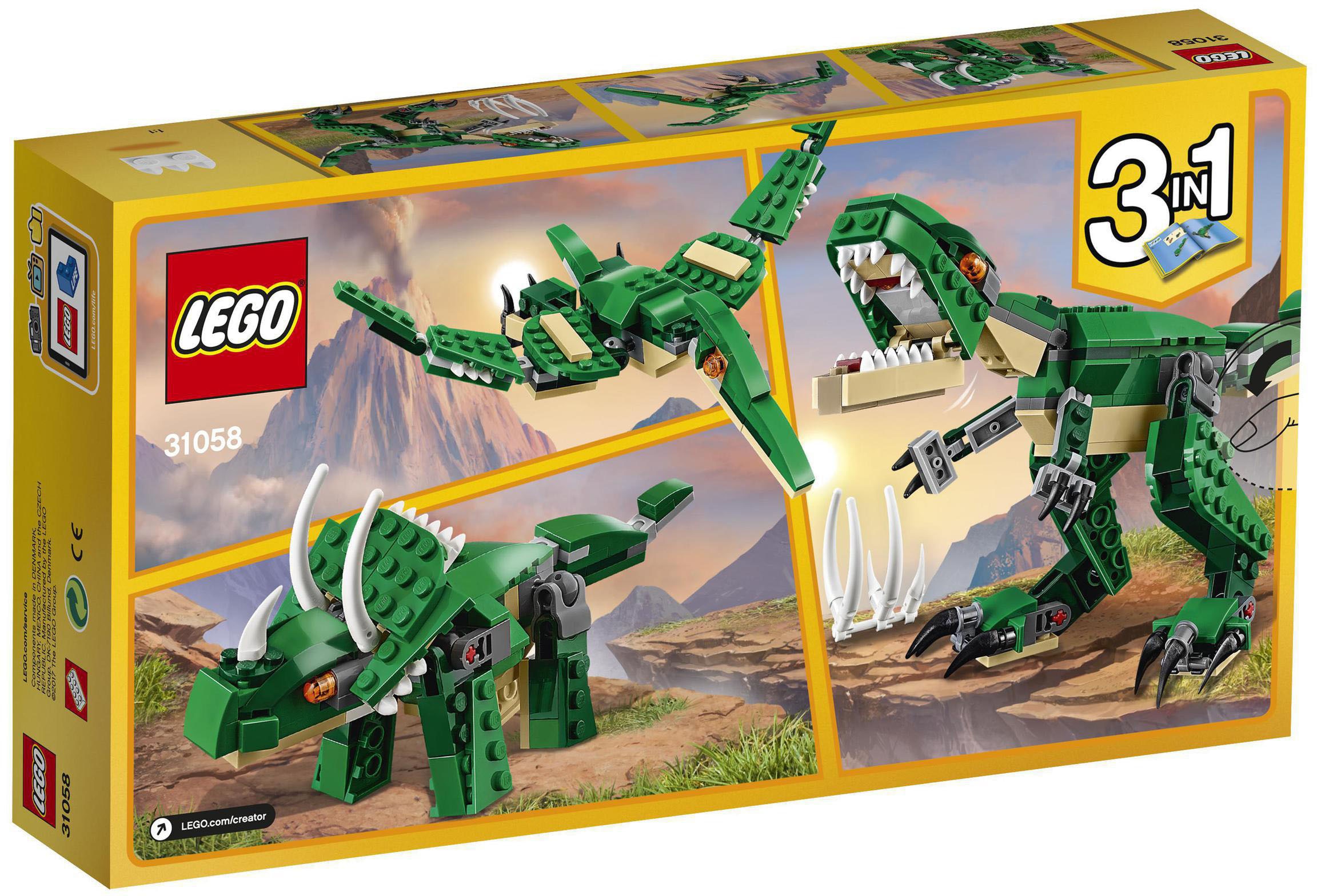 LEGO® Konstruktionsspielsteine »Dinosaurier (31058), LEGO® Creator 3in1«, (174 St.)