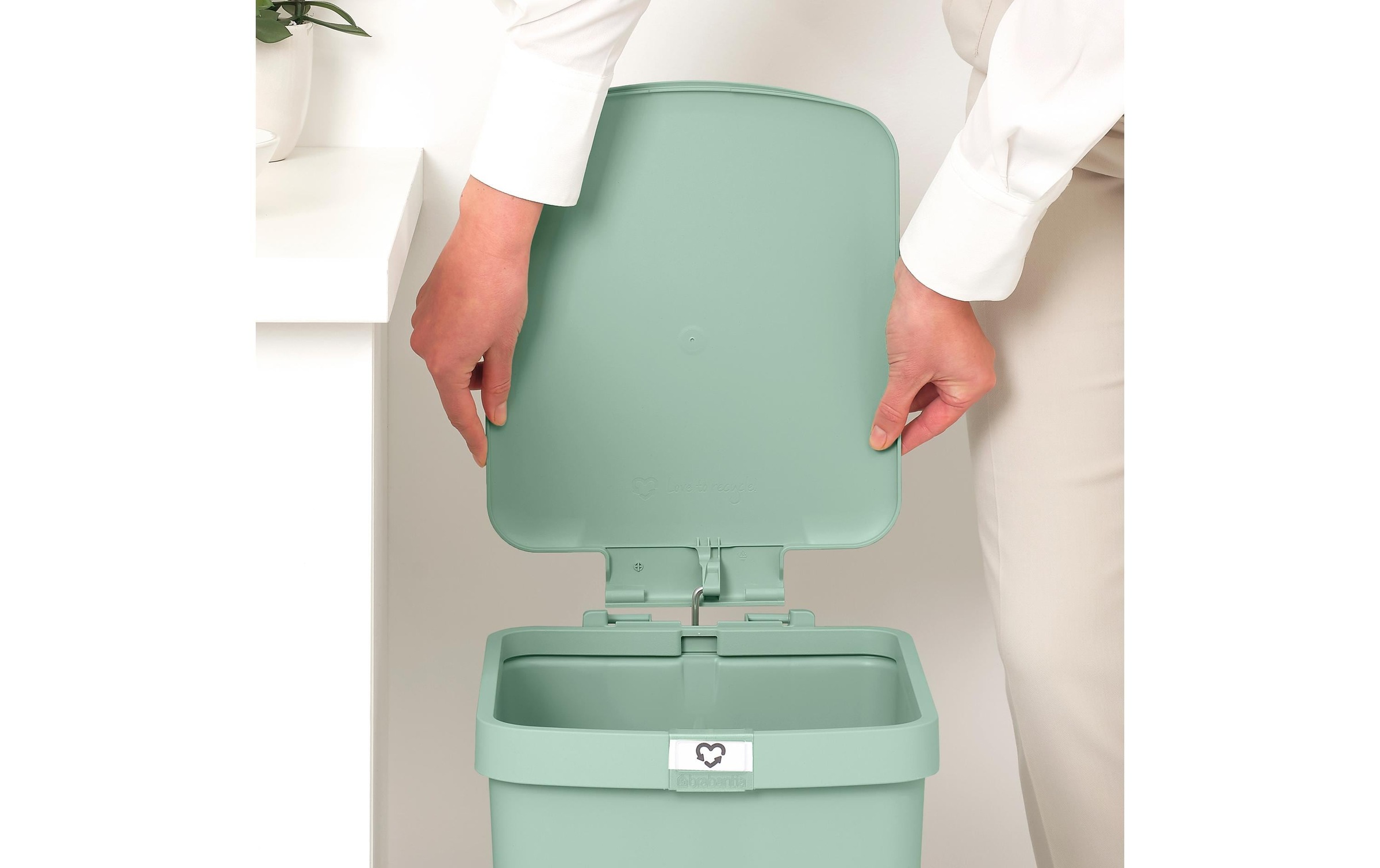 Brabantia Mülleimer »StepUp 25 l«, 1 Behälter
