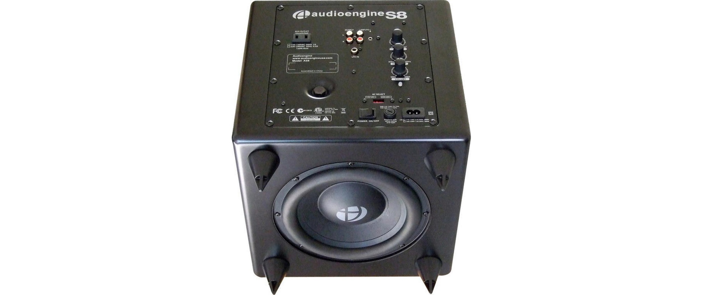 Subwoofer »audioengine S8 Schwarz,«