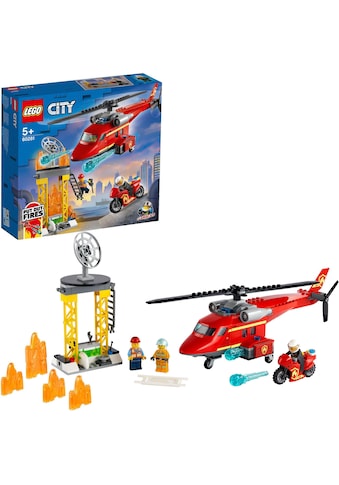 LEGO® Konstruktionsspielsteine »Feuerwehrhubschrauber (60281), LEGO® City Fire«, (212... kaufen