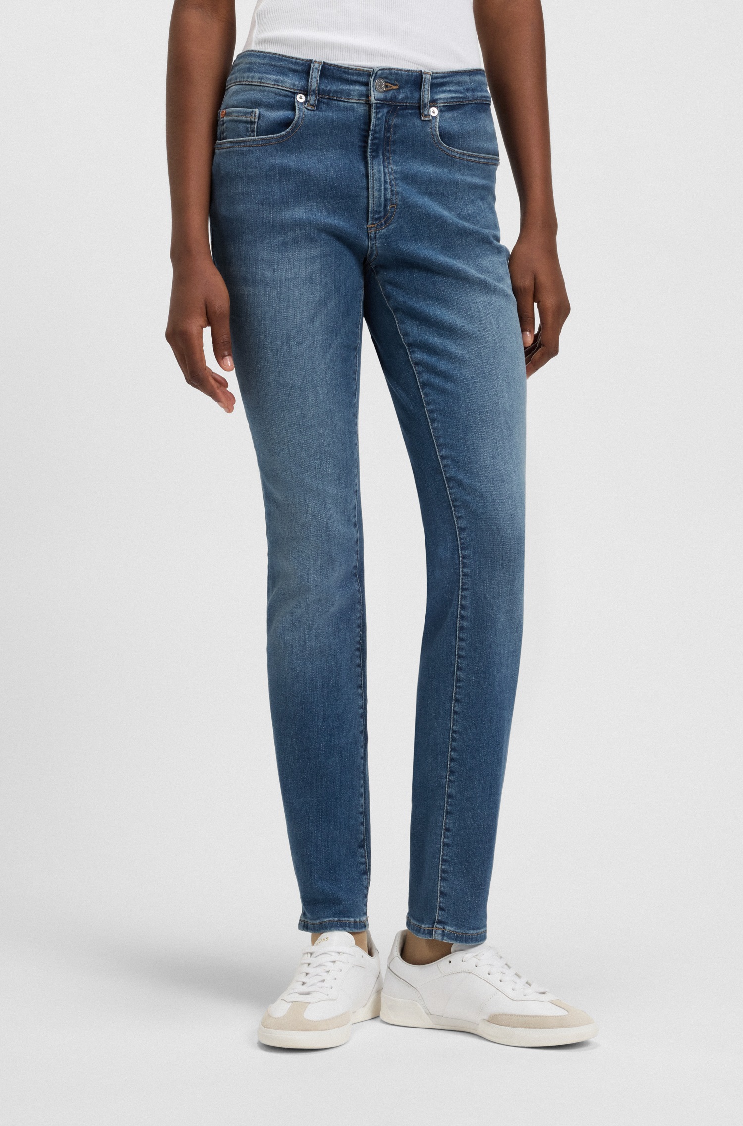 BOSS ORANGE Slim-fit-Jeans »JACKIE MR 4.0« aus Soft-Motion-Denim