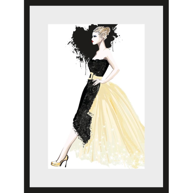 ❤ Leonique Bild »Skizze Dress«, 30/40 cm, gerahmt ordern im Jelmoli-Online  Shop