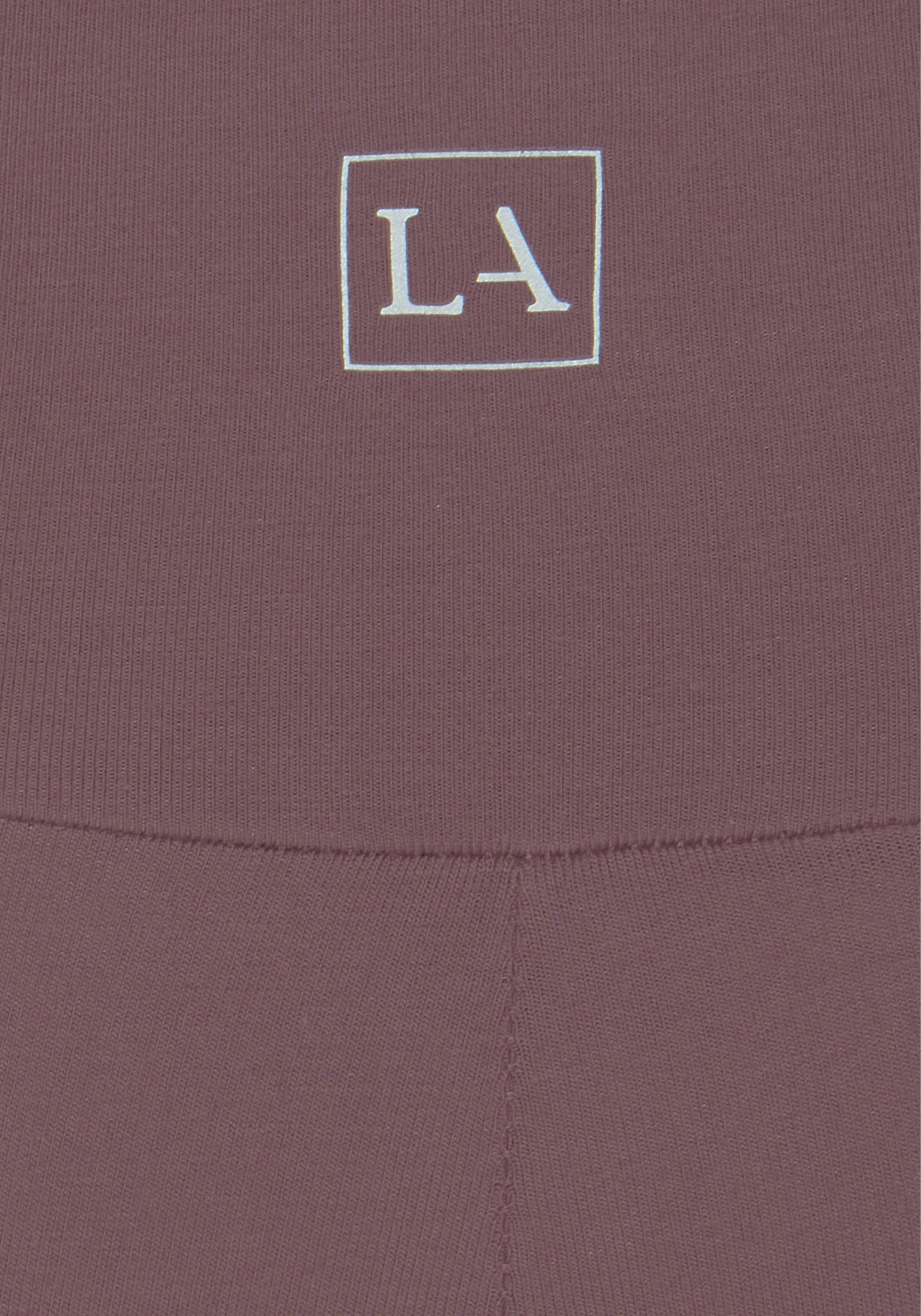 LASCANA Caprileggings, mit breitem weichem Bündchen, Loungewear