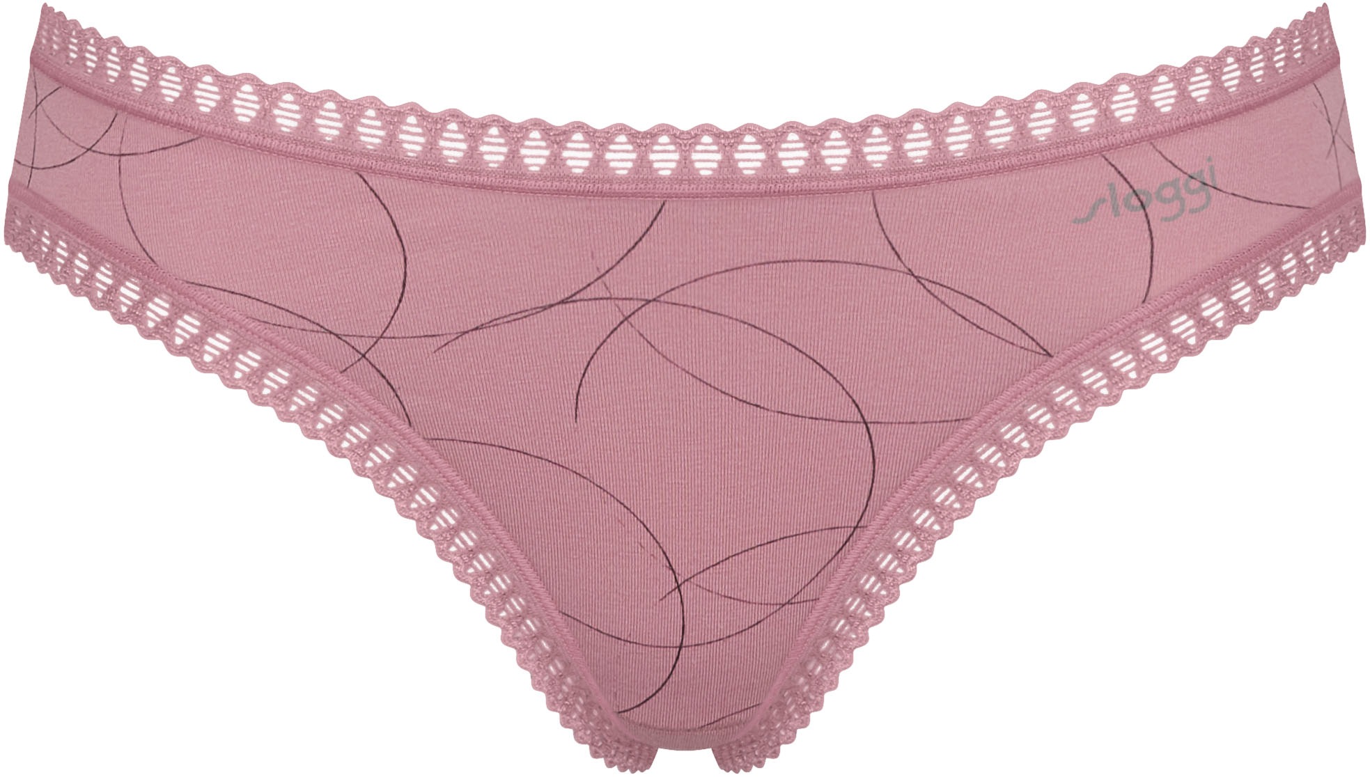 sloggi Minislip »GO Crush«, (3er Pack), dehnbare Spitzendetails, uni, gemustert