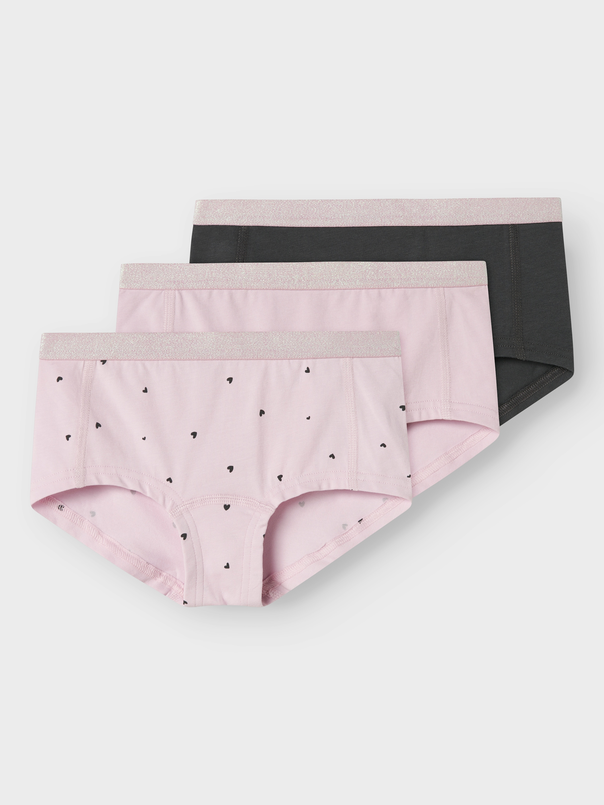 Name It Panty »NKFHIPSTER 3P WINSOME HEARTS NOOS« Packung, 3 Stk.